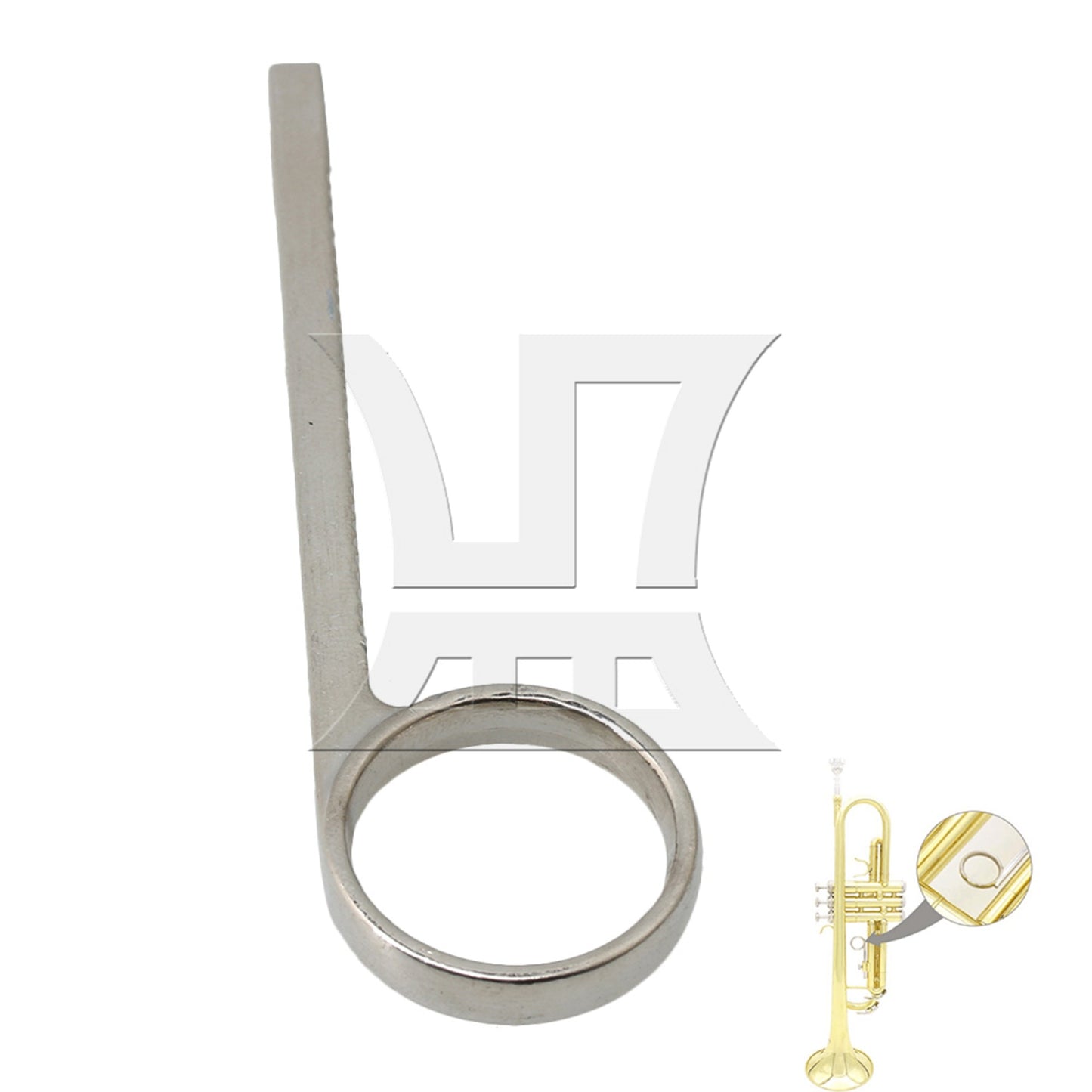 Bb Trumpet Cornet Slide Finger Ring for Brass Instrument Accessories