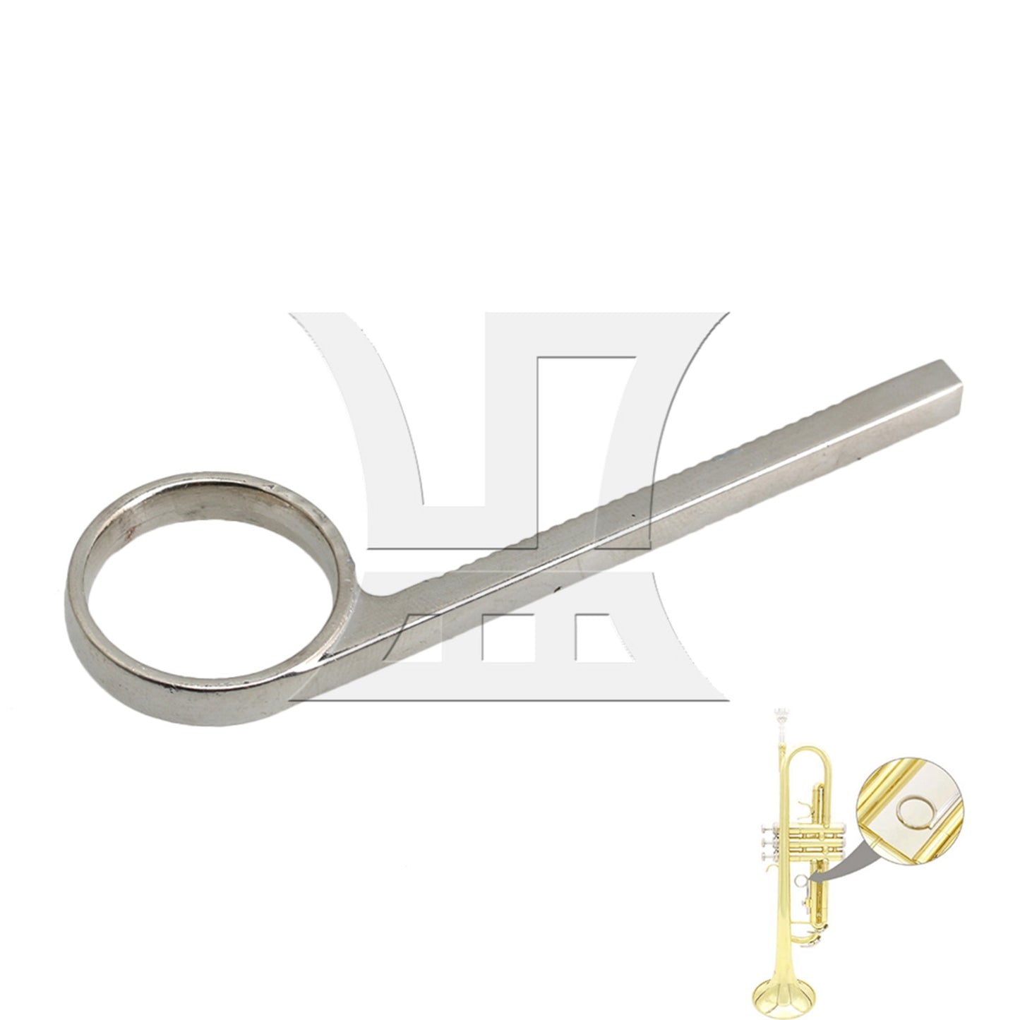 Bb Trumpet Cornet Slide Finger Ring for Brass Instrument Accessories