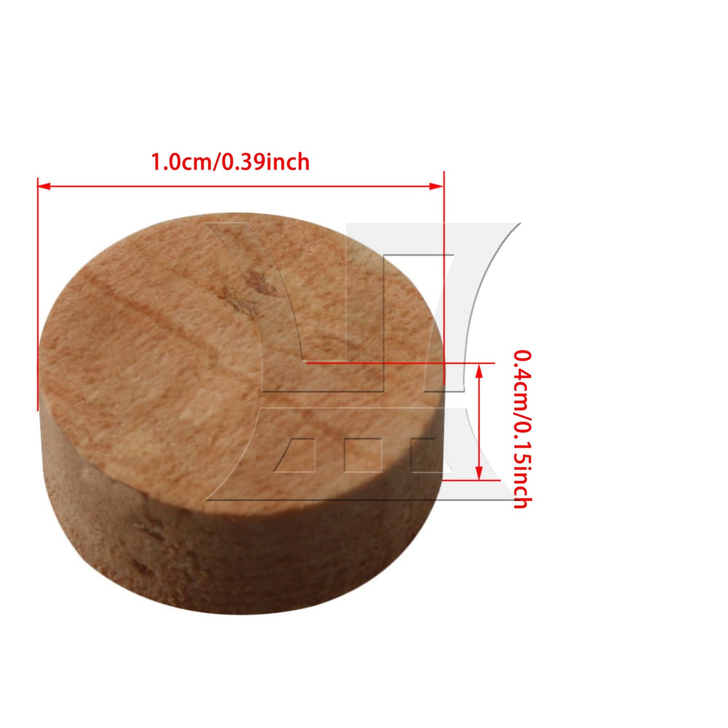 10 Pcs Waterkey Water Key Trumpet Drain Valve Cork Pad 4mm Thick for Trumpet
