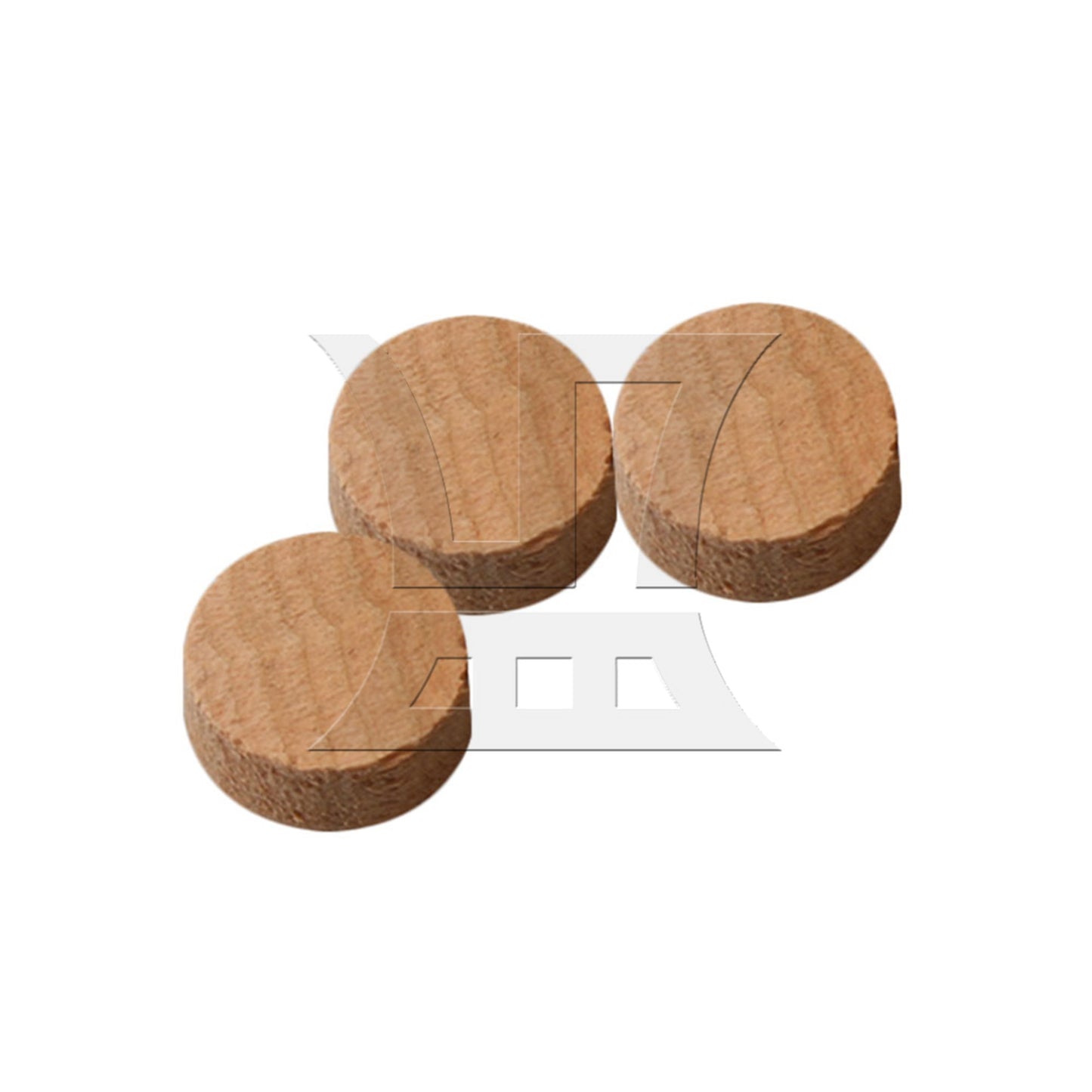 10 Pcs Waterkey Water Key Trumpet Drain Valve Cork Pad 4mm Thick for Trumpet