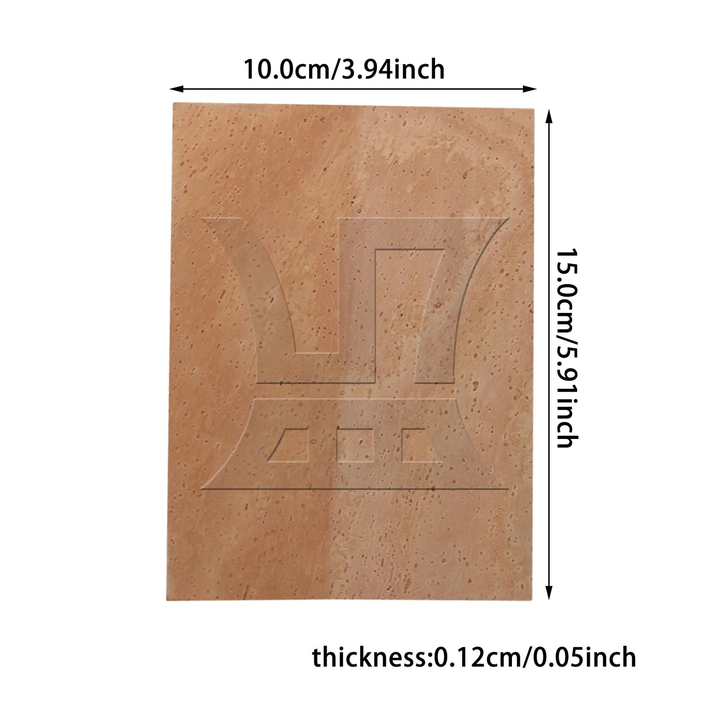 150x100x1.2mm Sax Neck Cork Sheet Parts for Alto/Soprano/Tenor Saxophone