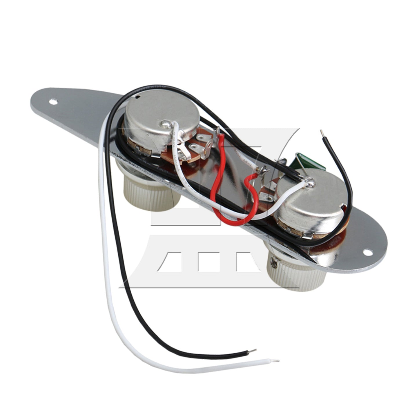 12.5x3.2cm DIY Guitar Accessory Part Guitar Circuit Board Chromium Plated