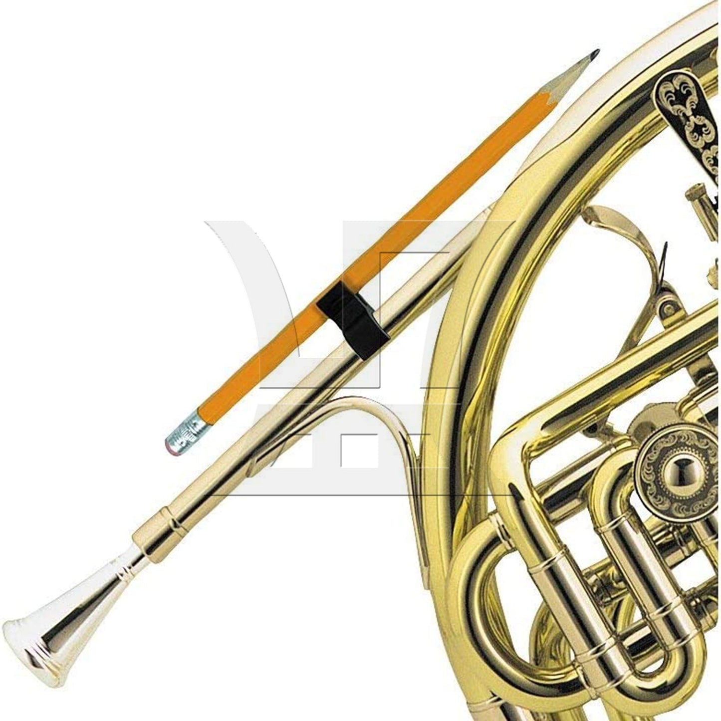 5x Wind Instrument Accessories Parts French Horn Pencil Clip Holder Black