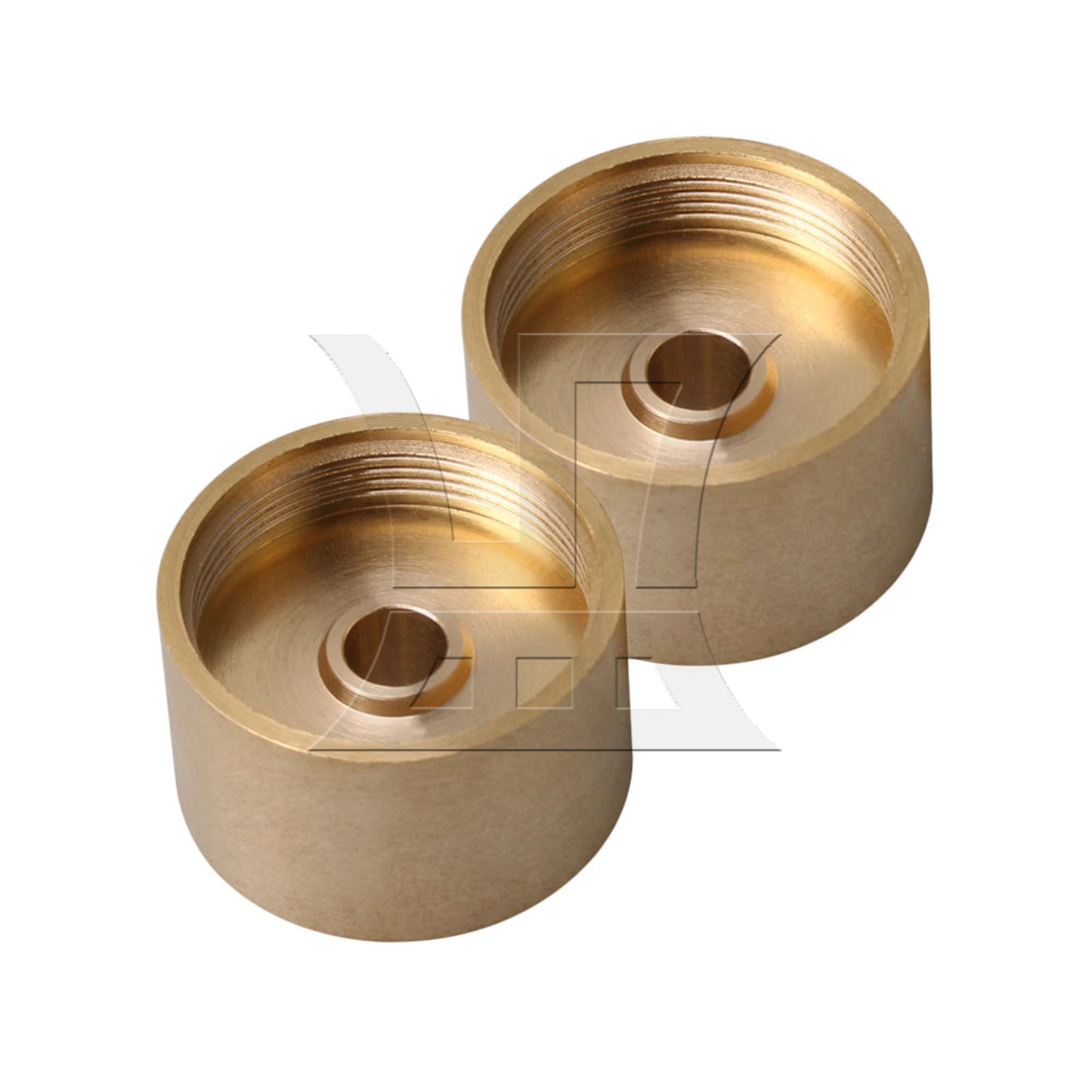 3Pcs Copper Trumpet Heavy Bottom Valve Cap 2.2cm Dia Repair for Trumpet