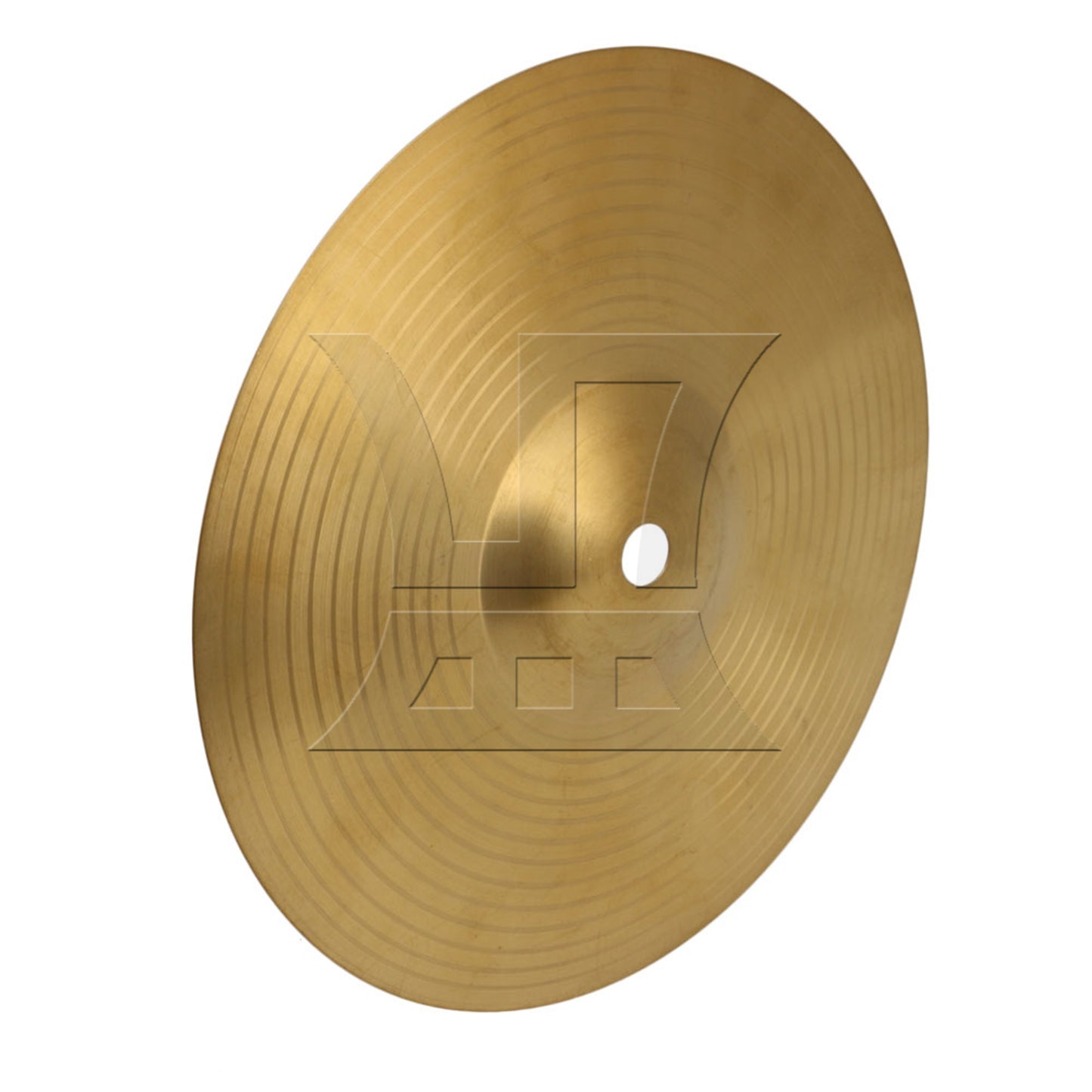 8 inch Golden Brass Alloy Drum Cymbal Percussion Instrument Drum Set Component