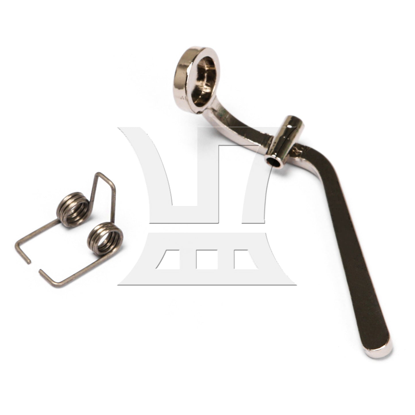 Trombone Water Key Complete Set with Spit Valve Cork Pad for Trombone Parts