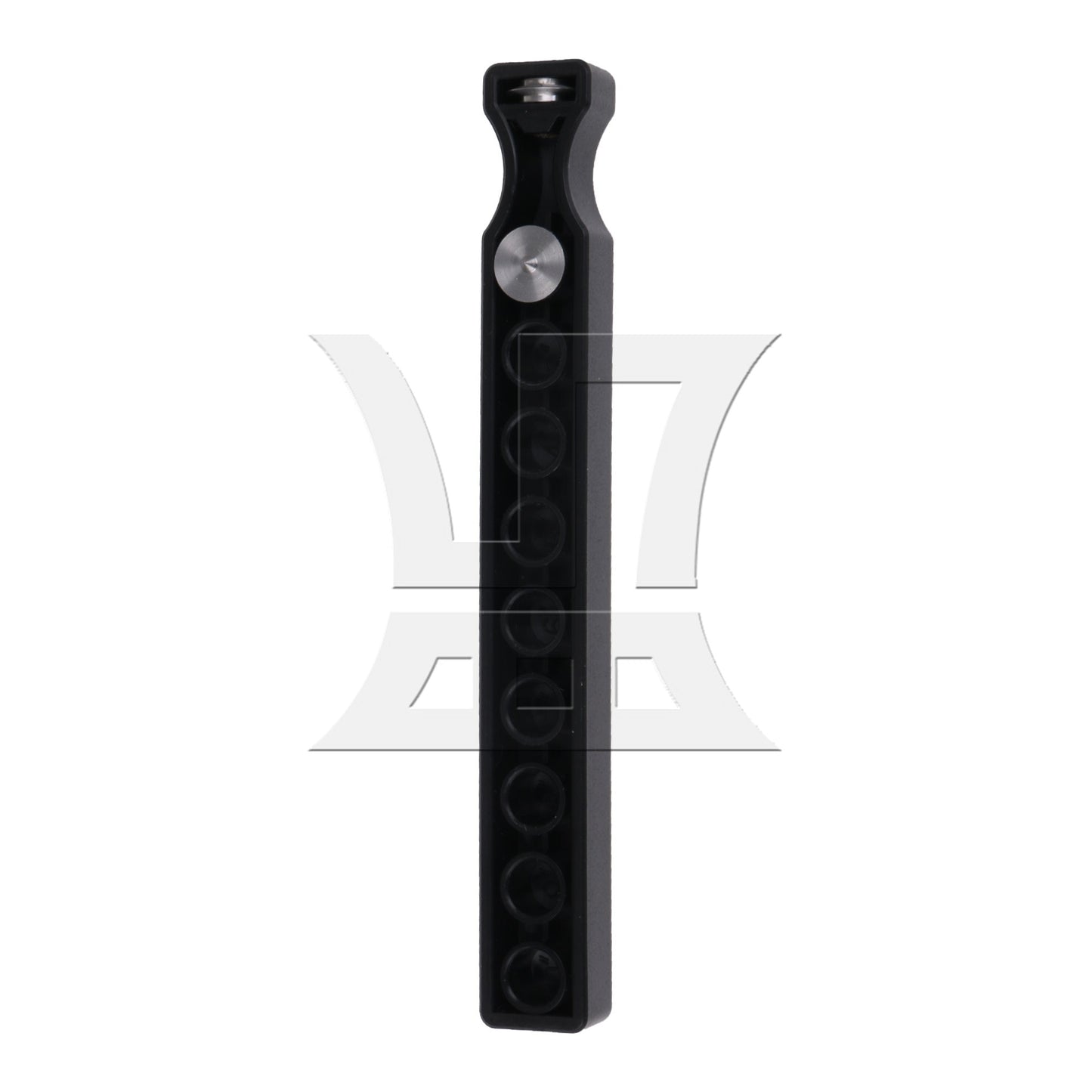 Bass Drum Head Port Punch Tool 2-10inch Hole for Percussion 139x17x12mm Black