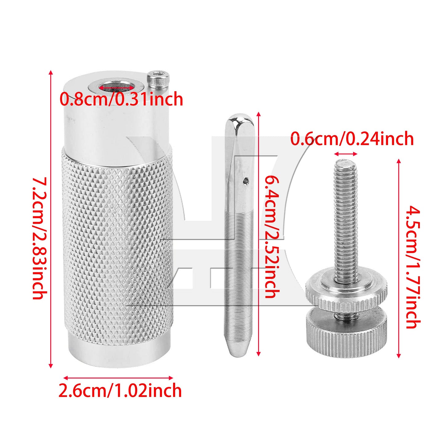 Piano Chord Change Tuning Tool 3 Circle Semi Metal String Winder Repair Set