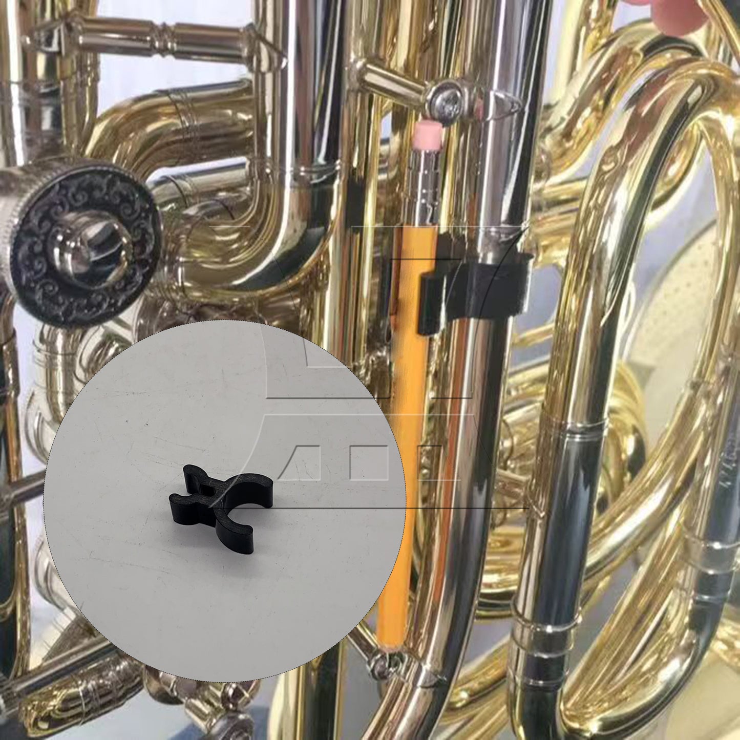BQLZR 1pc Trumpet Pen Clip For Short Trumpet Musical Instrument Repair Replacement Parts
