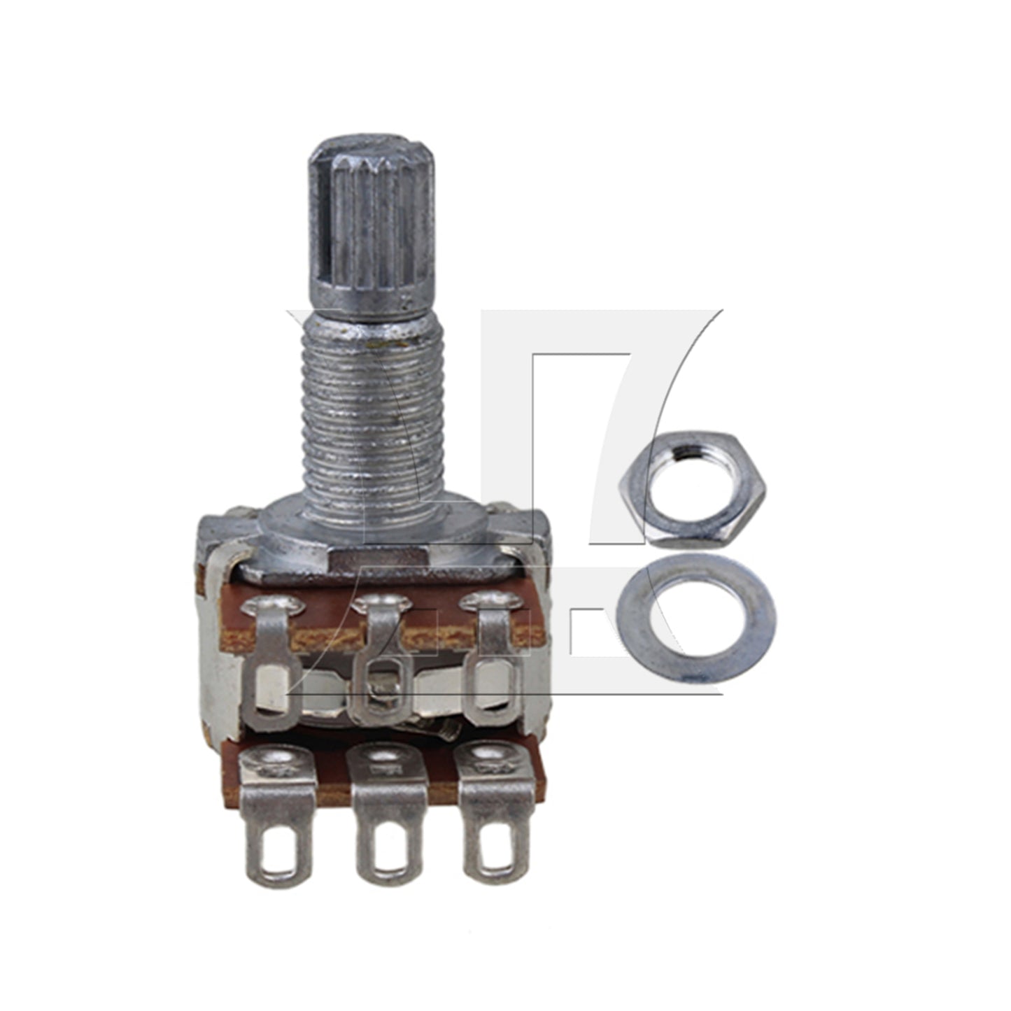 BQLZR 1pc Dual Deck MN250K Guitar Potentiometer for Volume Potentiometer