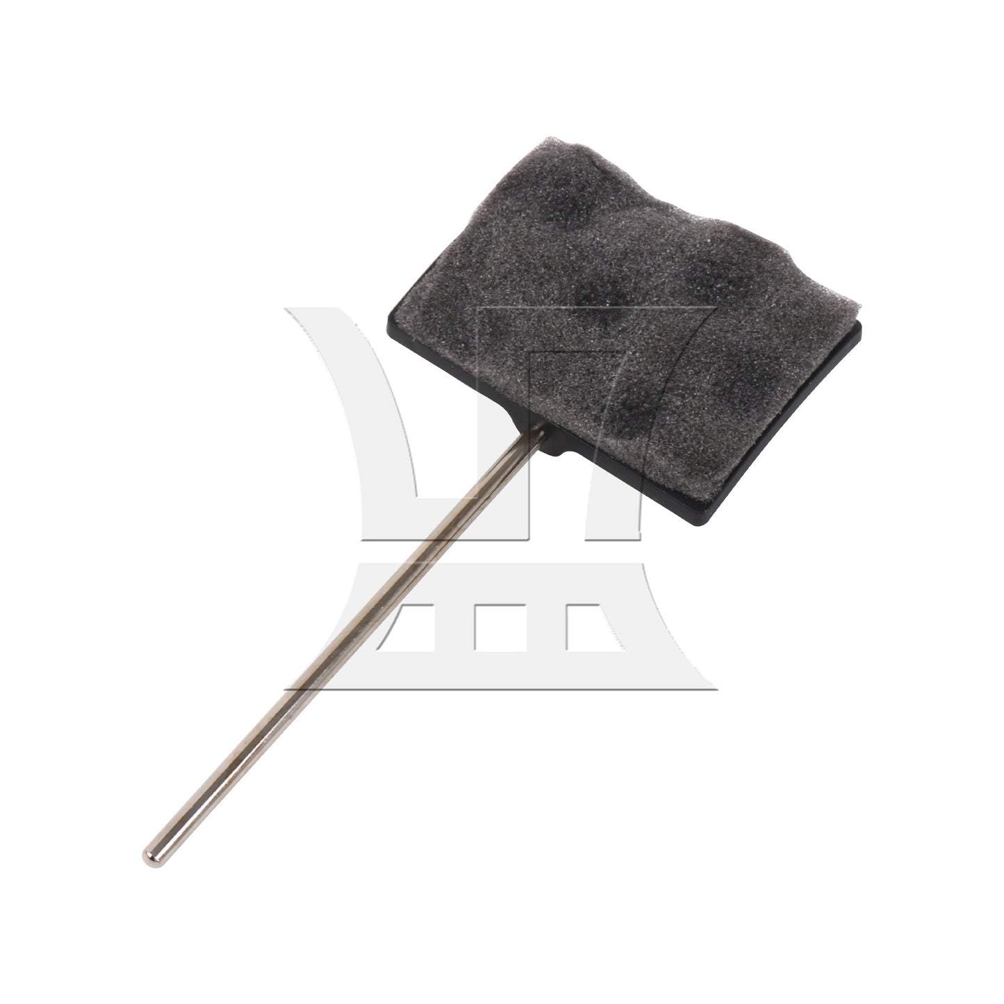 Black Kick Drum Pedal with 6mm Dia Stainless Steel Shaft 103x77mm Flat Head