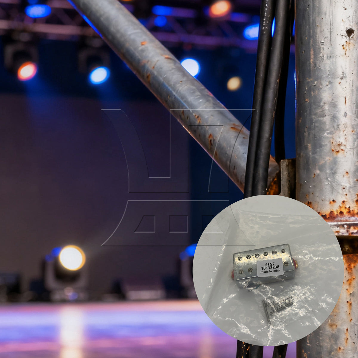 BQLZR 1pc Electric Guitar Bridge Pickup Silver Enclosed Metal Pickup Guitar Modification Refurbished Pickup