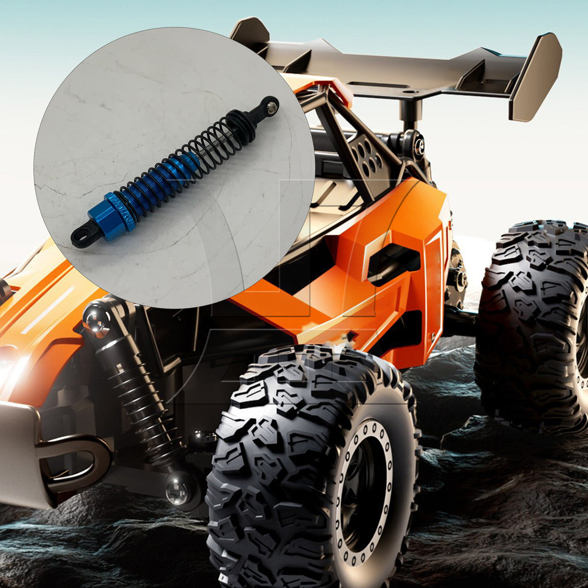 BQLZR 1pc RC1:16 Off-Road Shock Absorber 286004B Blue for Model Car Racing