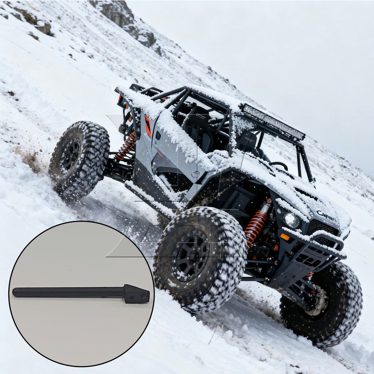 BQLZR 1pc RC1:10 Soft Plastic Lower Support Car Shell Column Long Style Black for RC Model Car