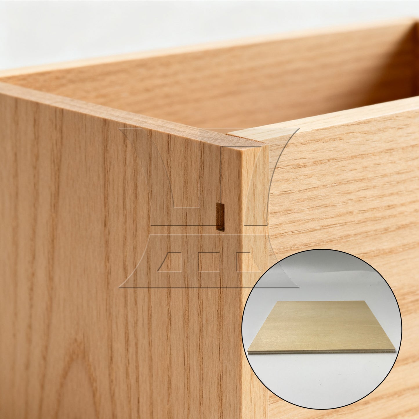 BQLZR 5 x Square Basswood Plate Board 15x15x0.5cm for DIY Model Making & Craft