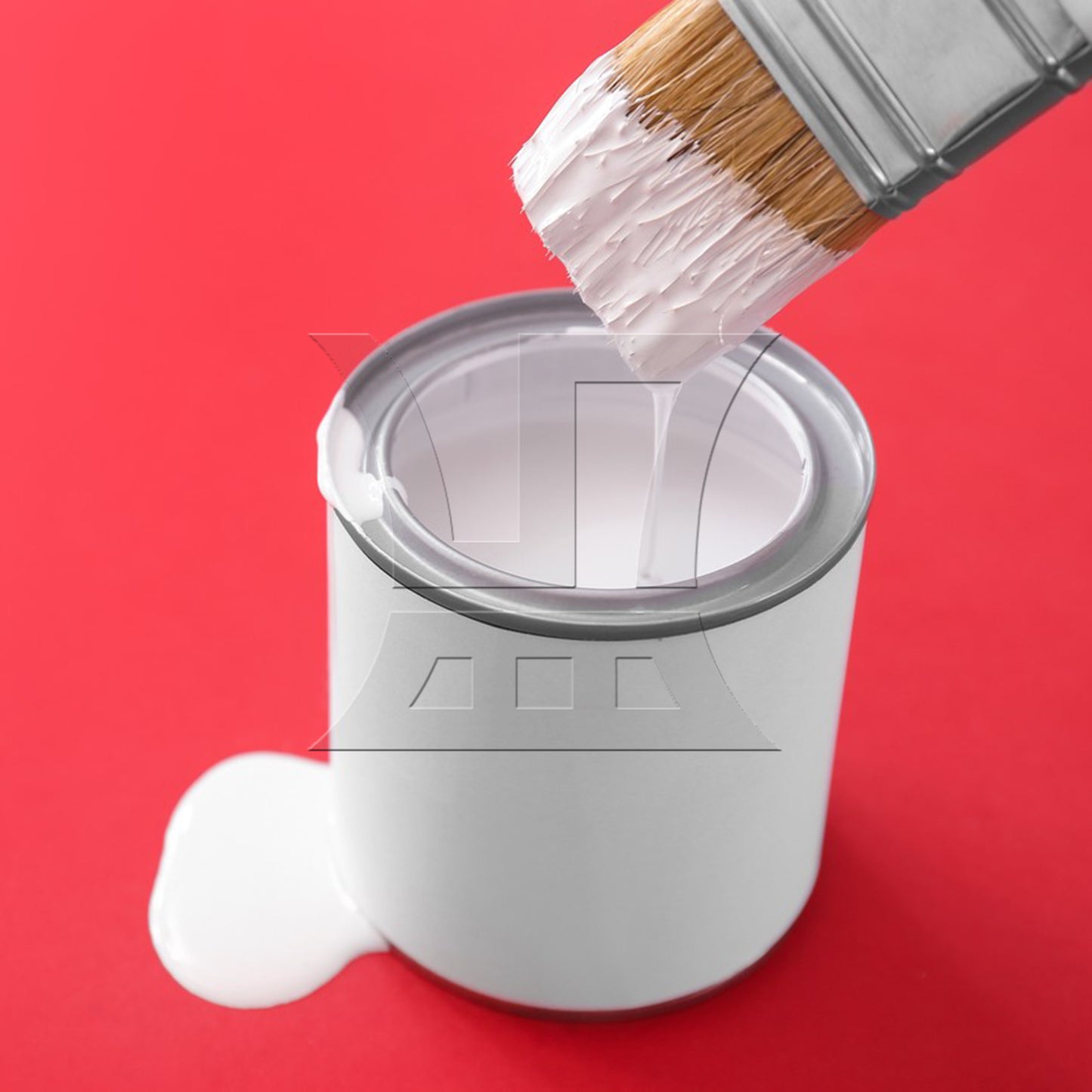 BQLZR Silver Paint Can Jar Storage Container for Leftover 2 Pint Capacity with Lid