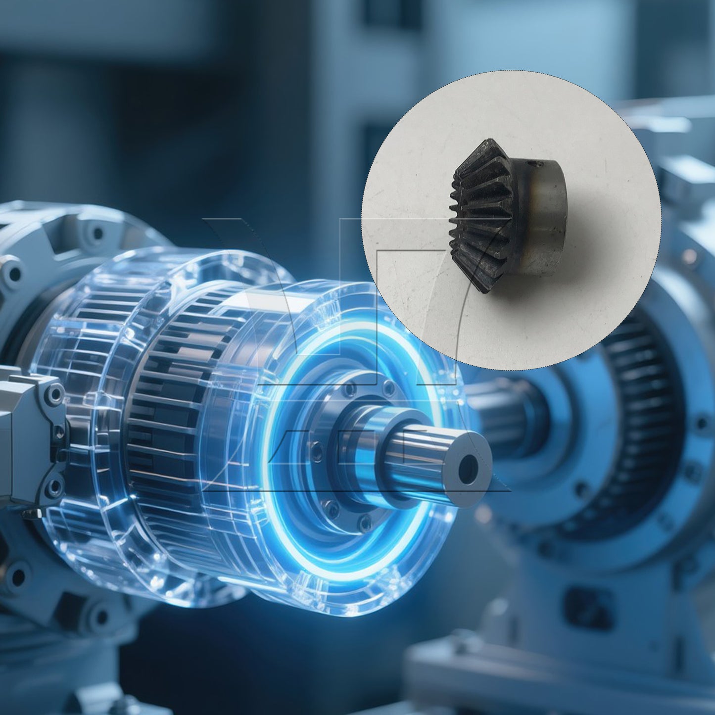 BQLZR Steel 2 Mould 20T 14mm Hole Dia Bevel Gear for Mechanical Accessories
