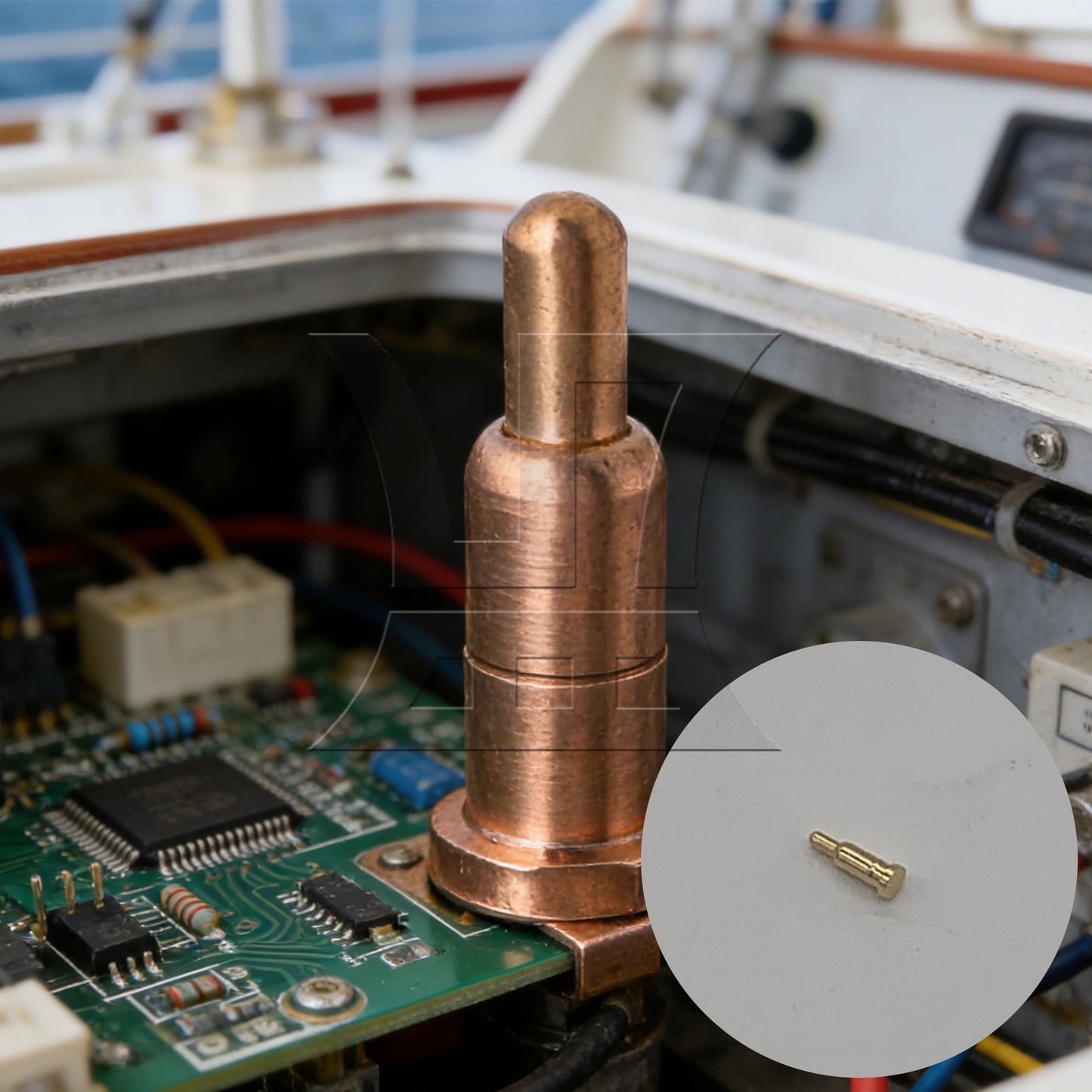 BQLZR Spring Pogo Pins Probes Contact Probe 2mm Dia for Smart Watch