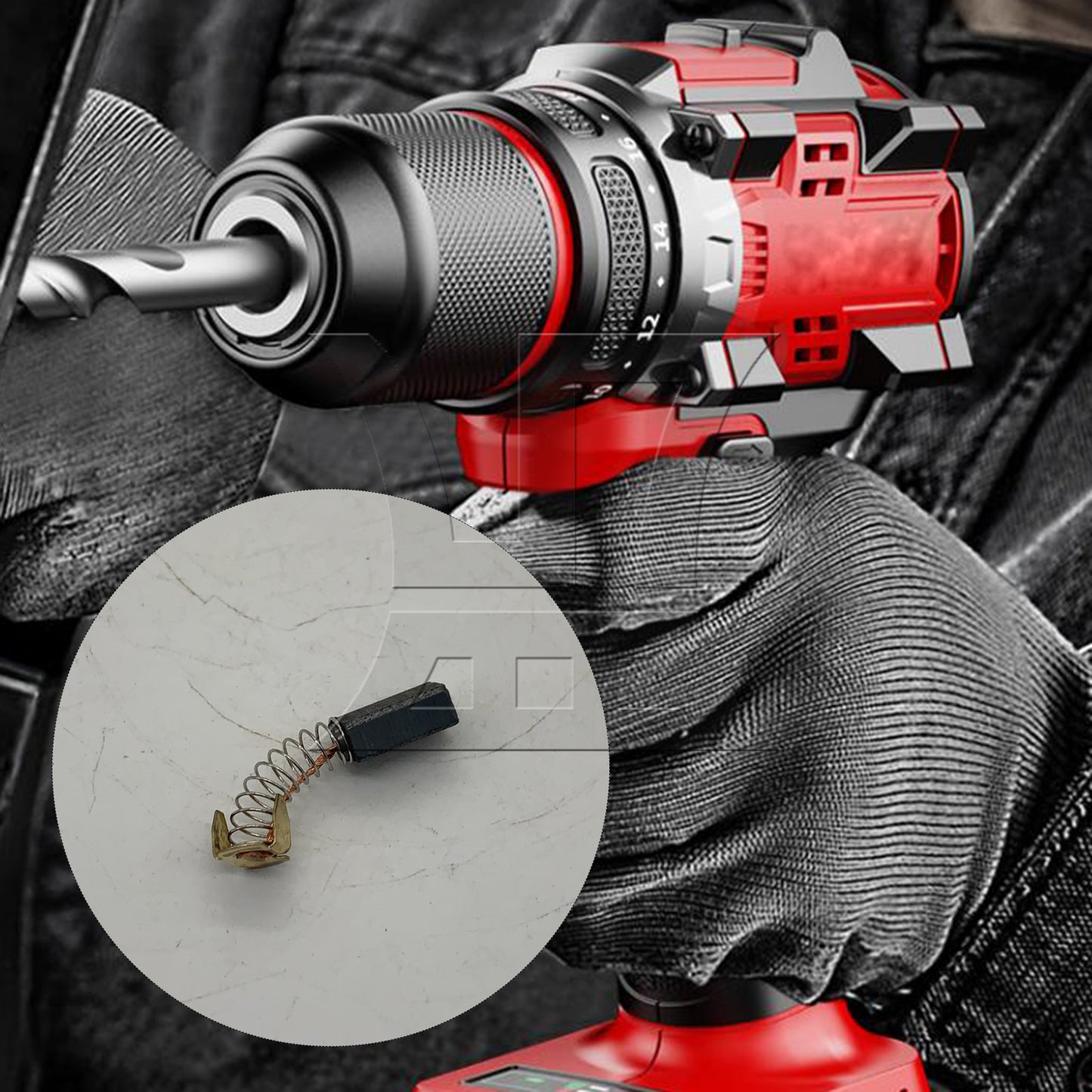 BQLZR Angle Grinder Carbon Motor Brushes Power Tool Components