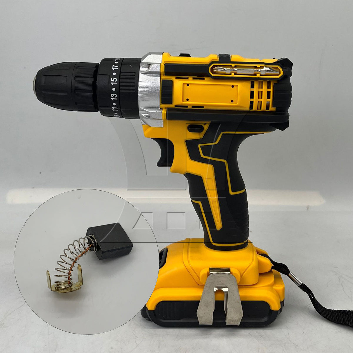 BQLZR 1pc Electric Tool Carbon Brush 7x17x18mm for Electric Hammer