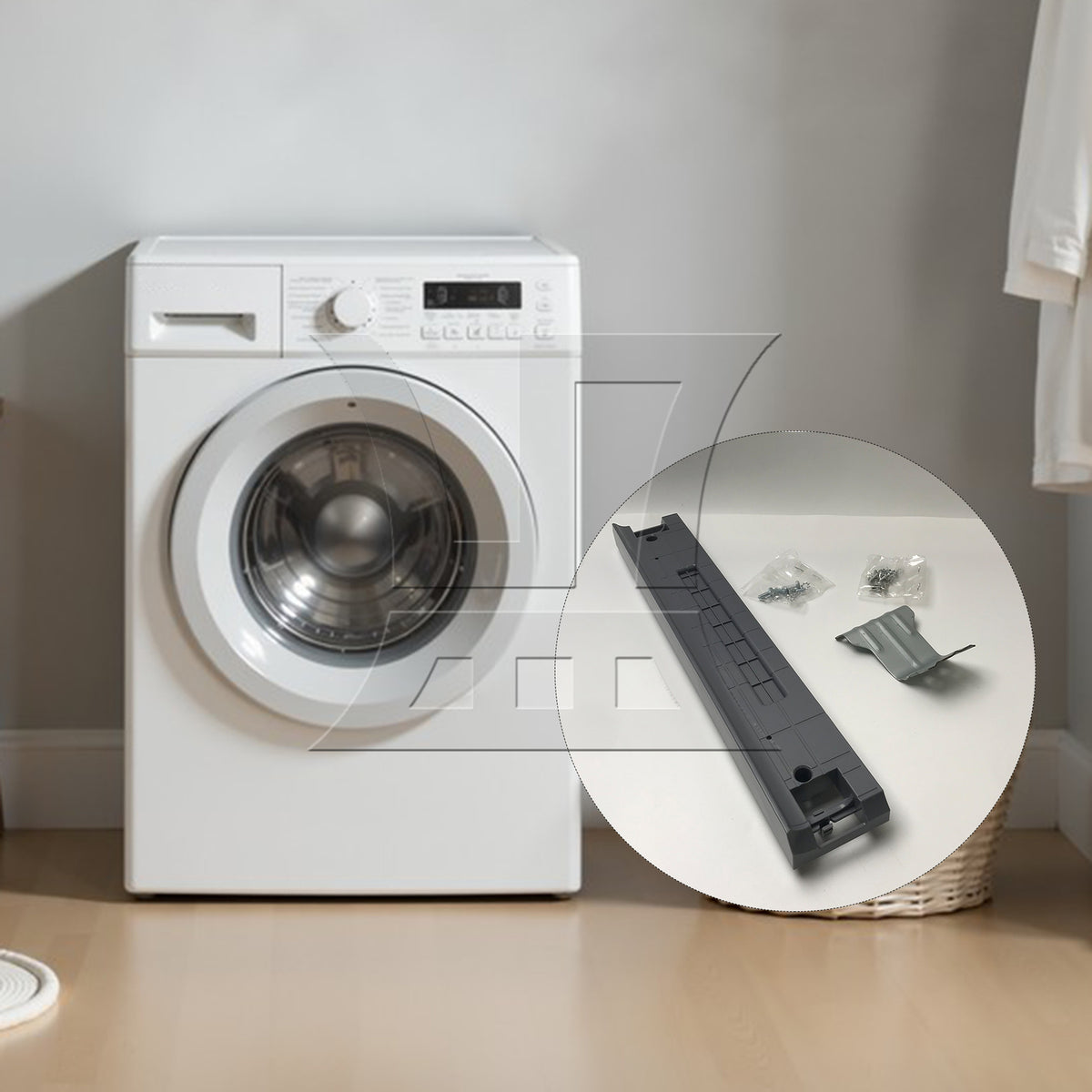BQLZR 27 inch Washer & Dryer Stacking Kit Replacement Parts Pack of 2