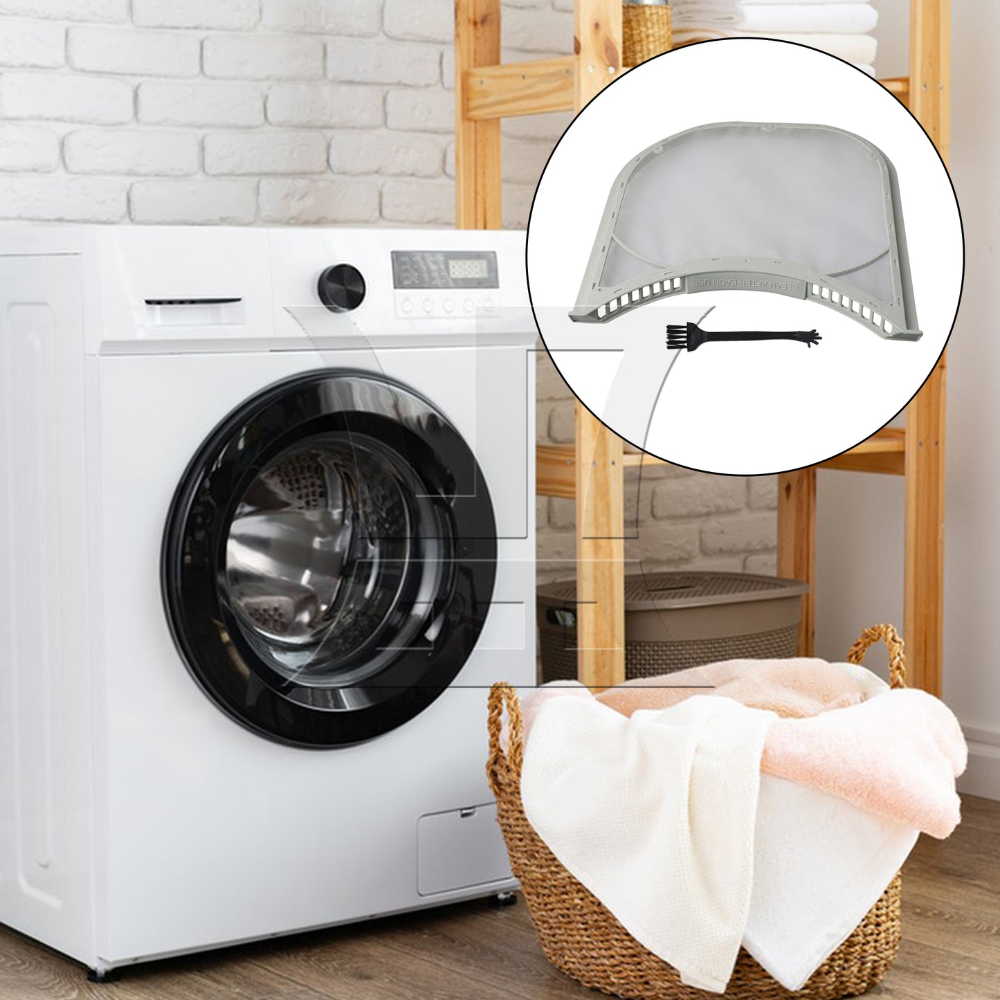 BQLZR 307x280mm 5231EL1003B Plastic Material Clothes Dryer Replacement Parts