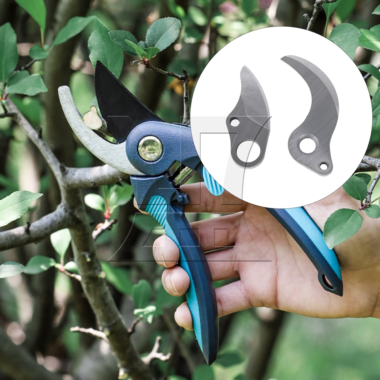 BQLZR 2 Pieces High Carbon Steel Cordless Electric Pruning Tool Accessories
