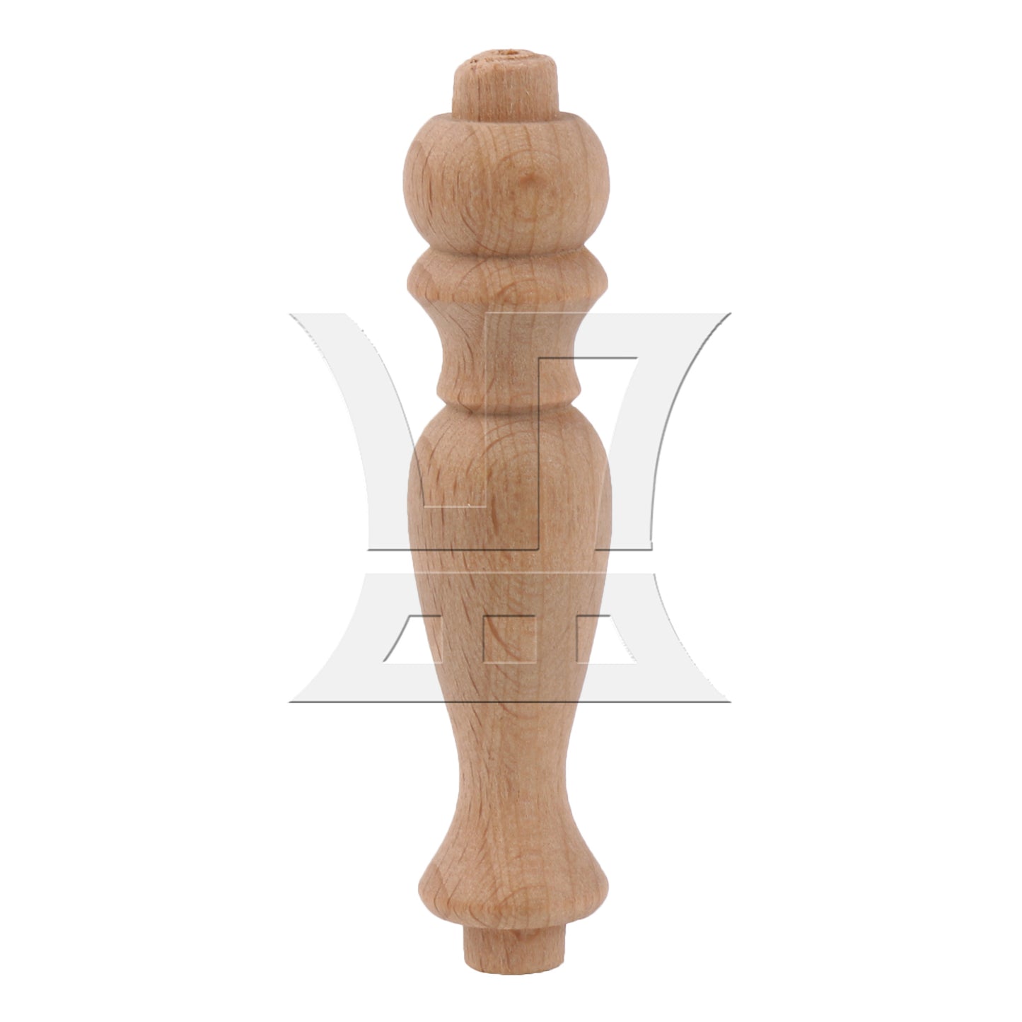 BQLZR Unpainted Wood Spindle Baluster for Home Restaurant Decoration 3.15" x 0.71"