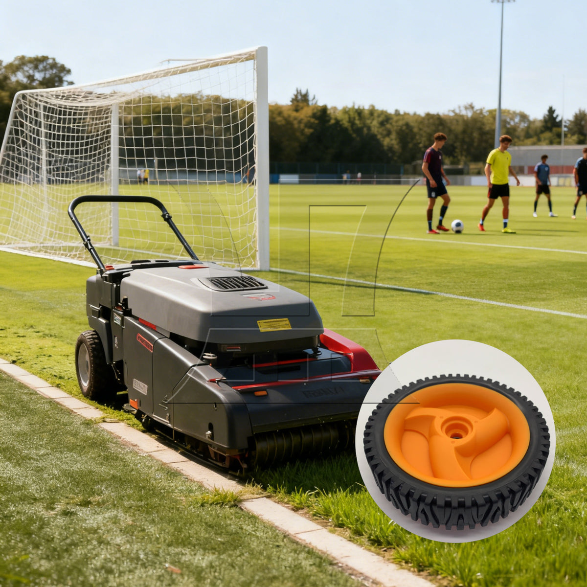 BQLZR 1pc Lawn Mower Wheel Orange Applicable To 532402567 532402936