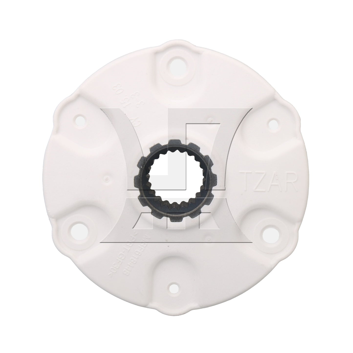 BQLZR MBF618448 Washing Machine Drive Hub White & Nickel Metal Replacement Parts