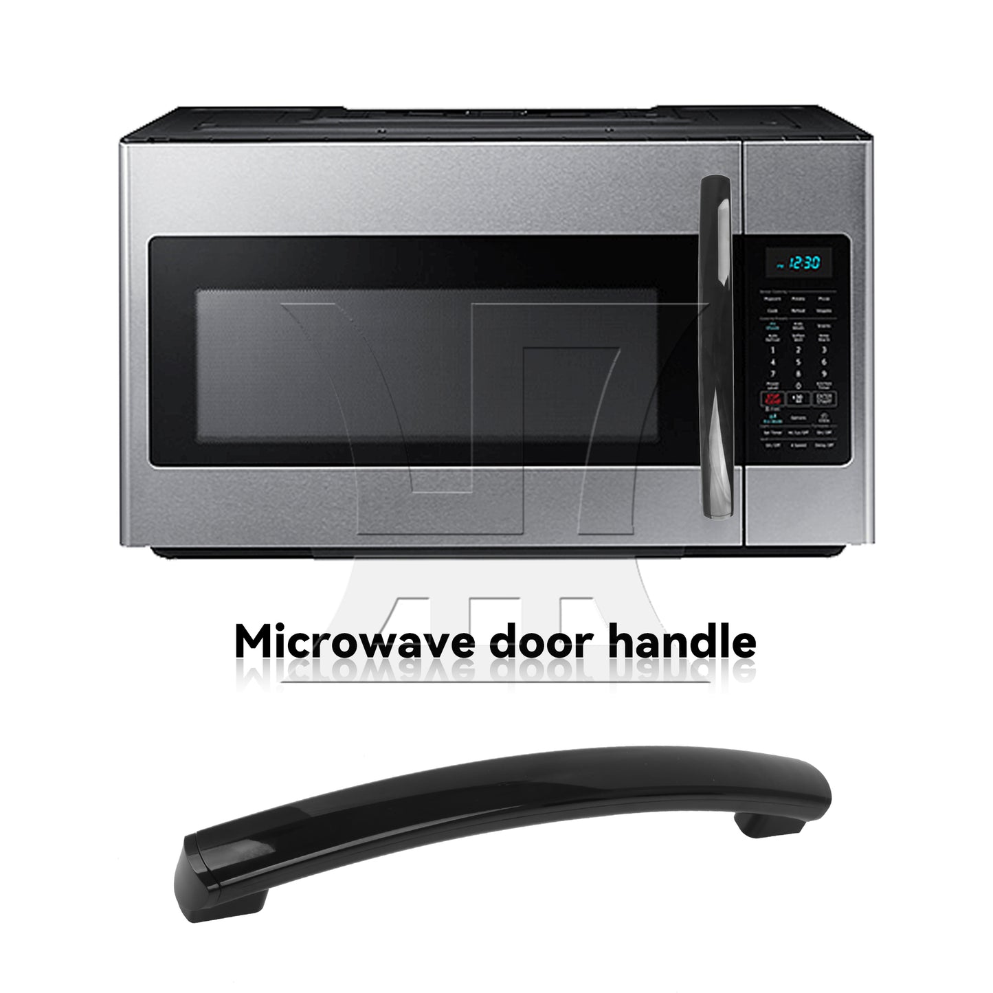 BQLZR Plastic Door Handle 11.22" Replacement for AP5957851 Microwave Oven Repair