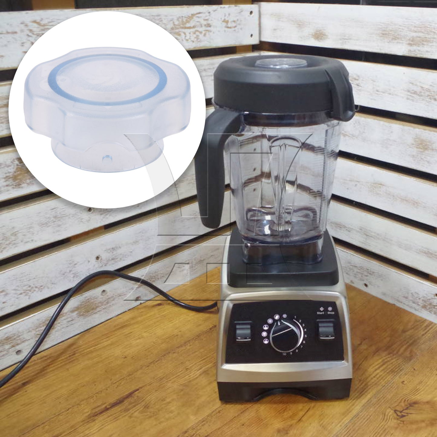BQLZR Transparent Plastic Lid Plug Replacement for Vitamix Pro 750 Blenders 64 Oz