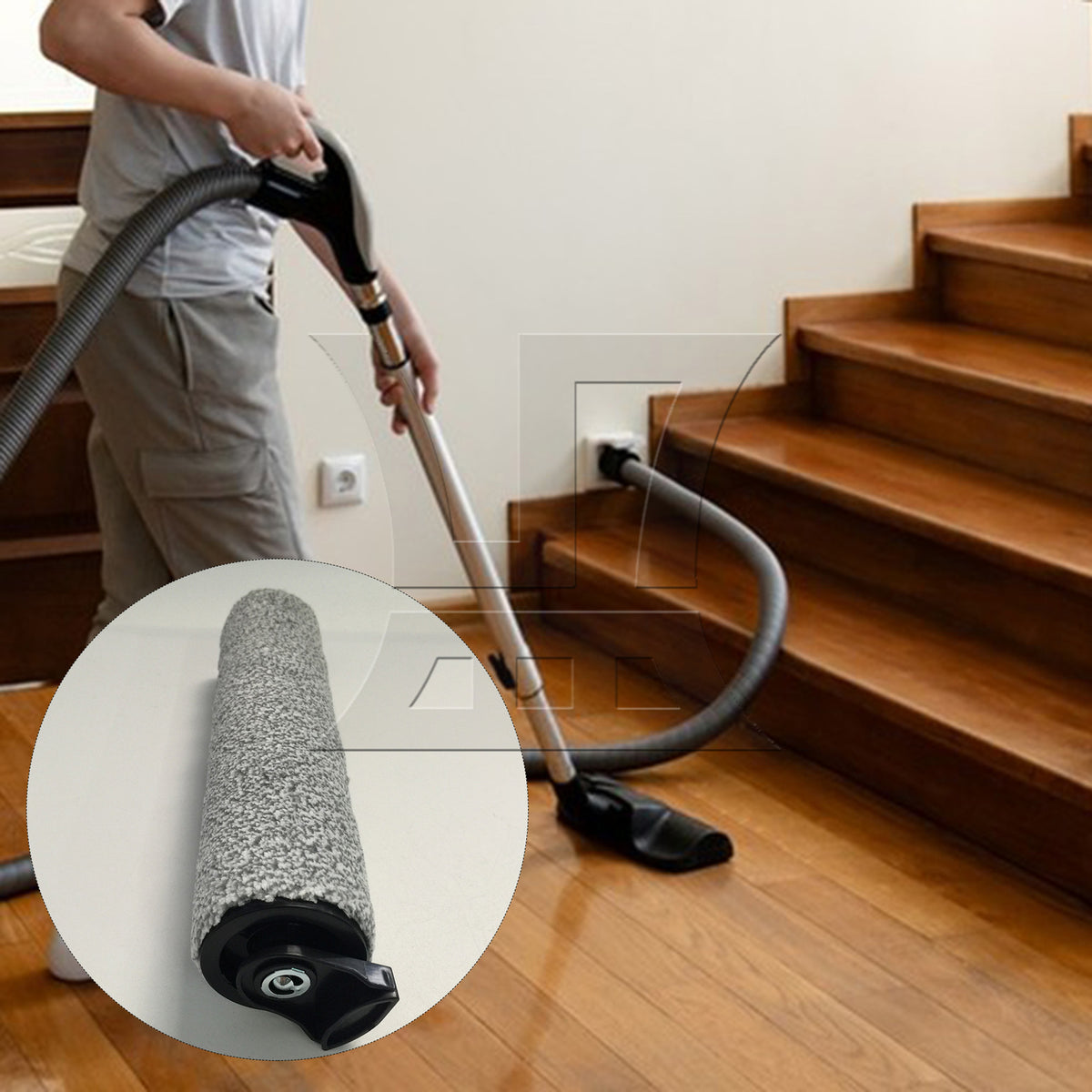 BQLZR 1pc Floor Scrubber Brush Roll Floor Scrubber Replacement Accessories