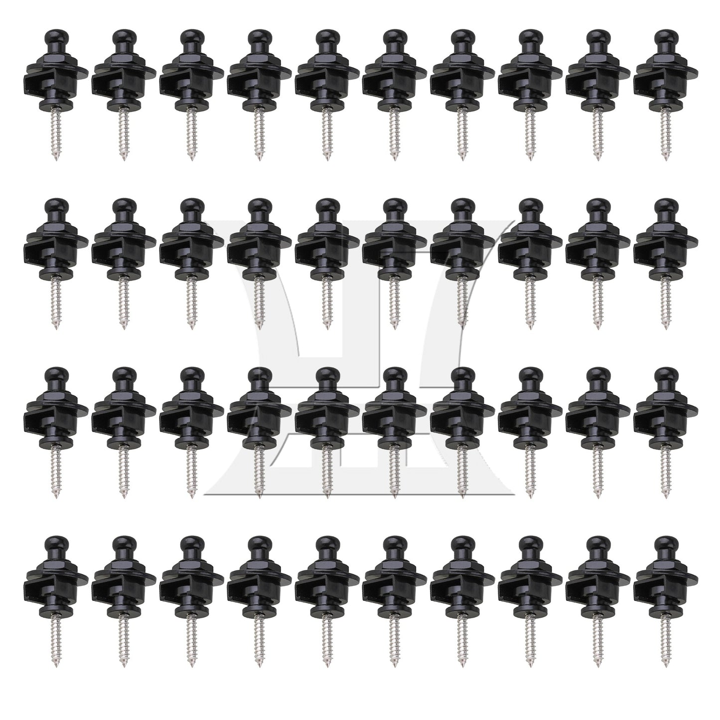 4xChrome Skidproof StrapLock Pins For Body Custom Guitar Quick Release