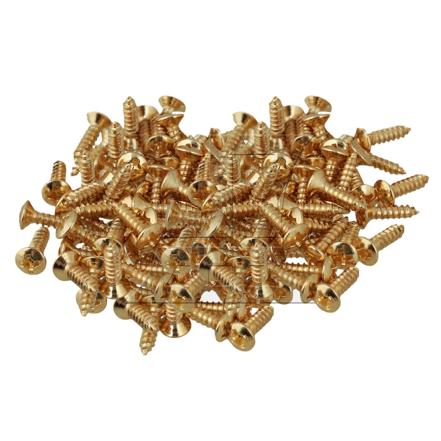 50 x Chrome Guitar Bass Pickguard Screws For Guitar
