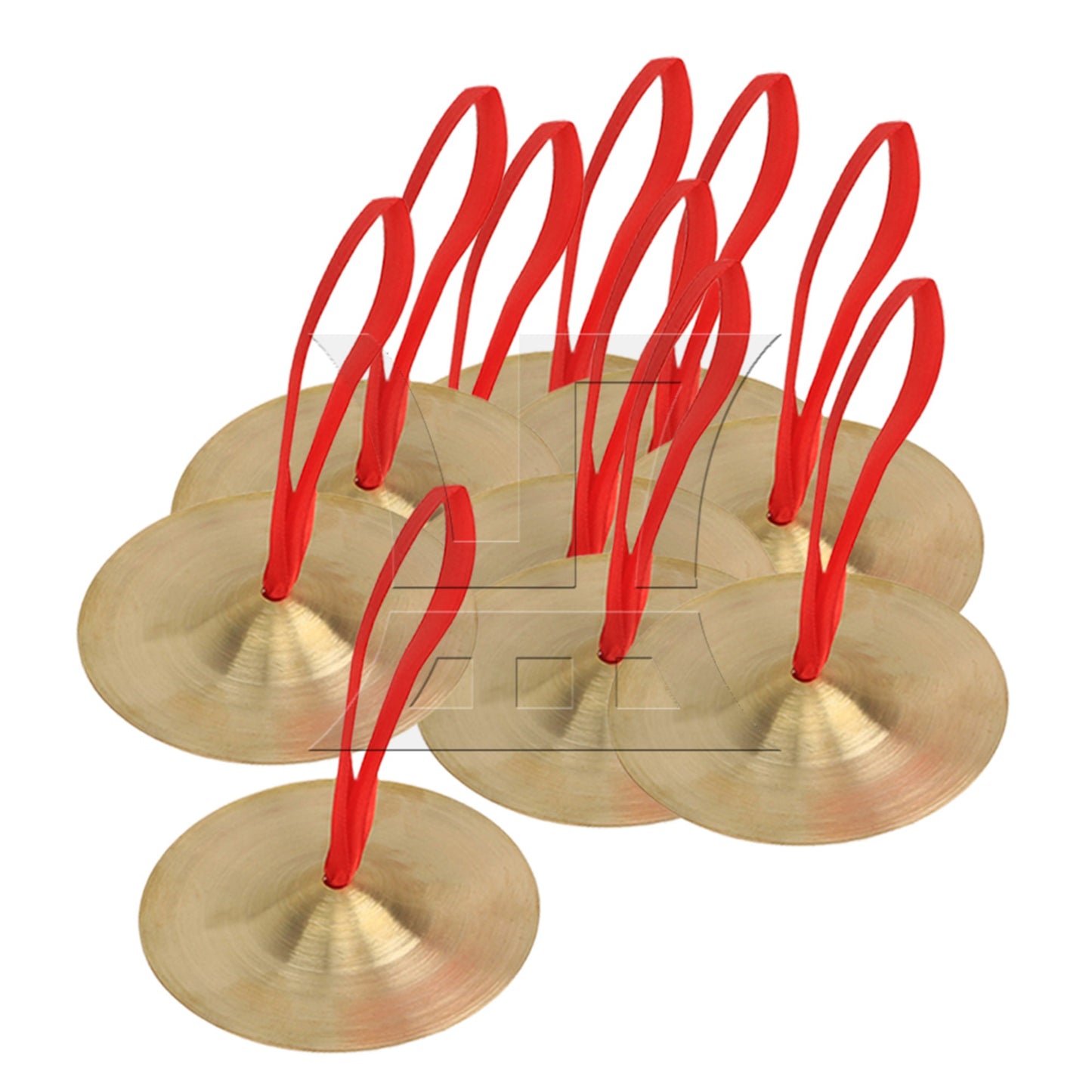 Orff Instruments Copper Cymbals Child Musical Instrument Toy 9cm Diameter Gong