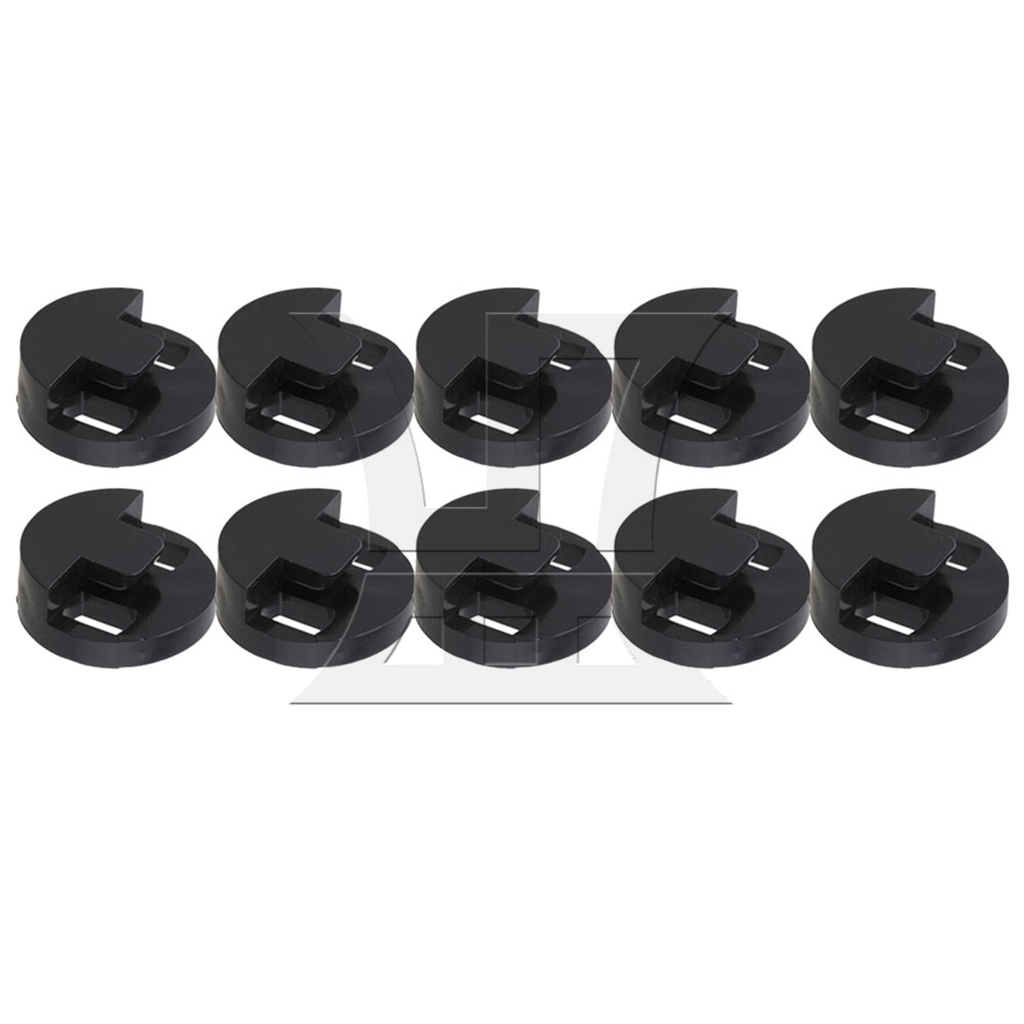 Round Style Rubber Mute For String Double Bass Blk