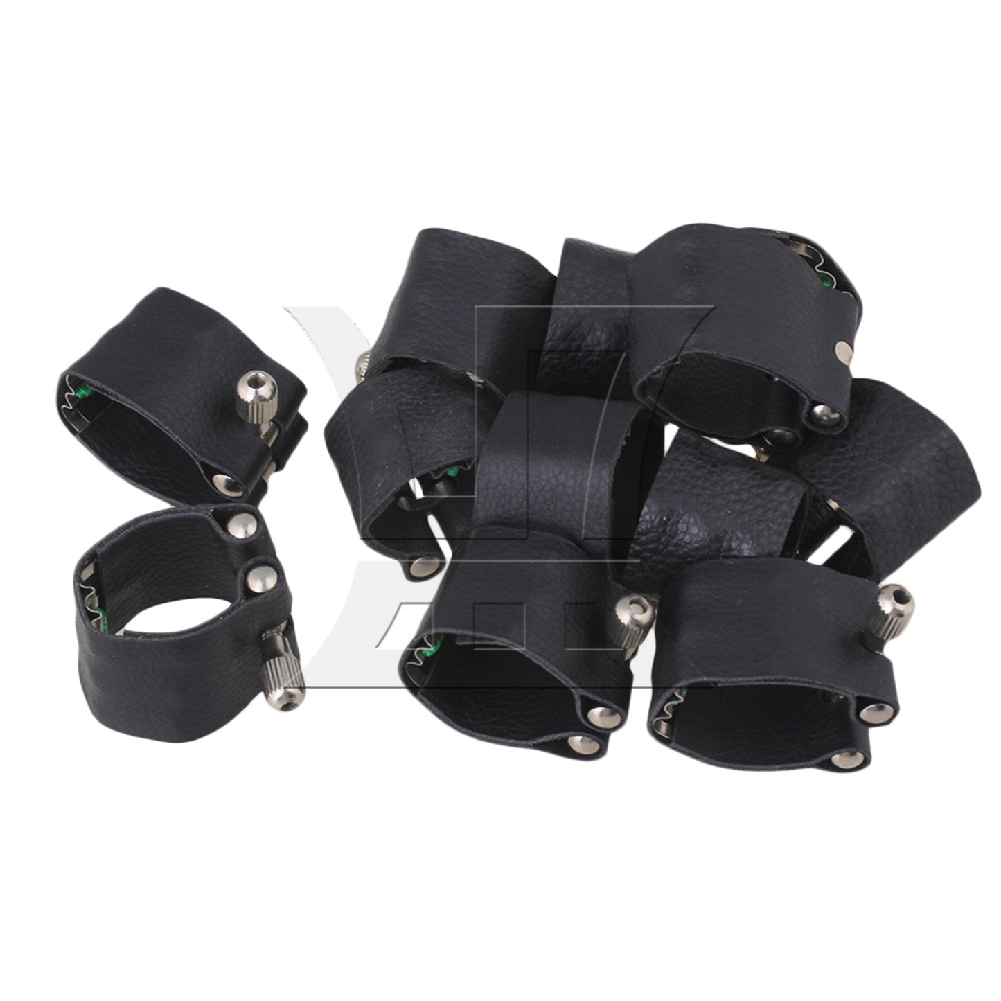 Leather w/Reed Ligature for Tenor Saxophone Mouthpiece