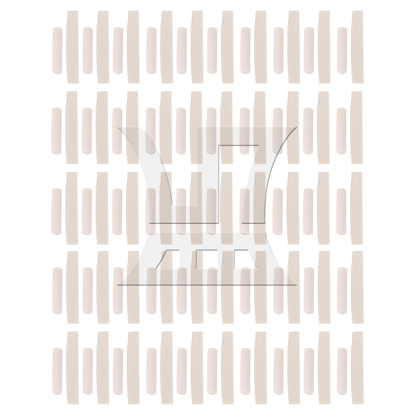 Bone Bridge Saddle And Nut For 12 String Acoustic Guitar