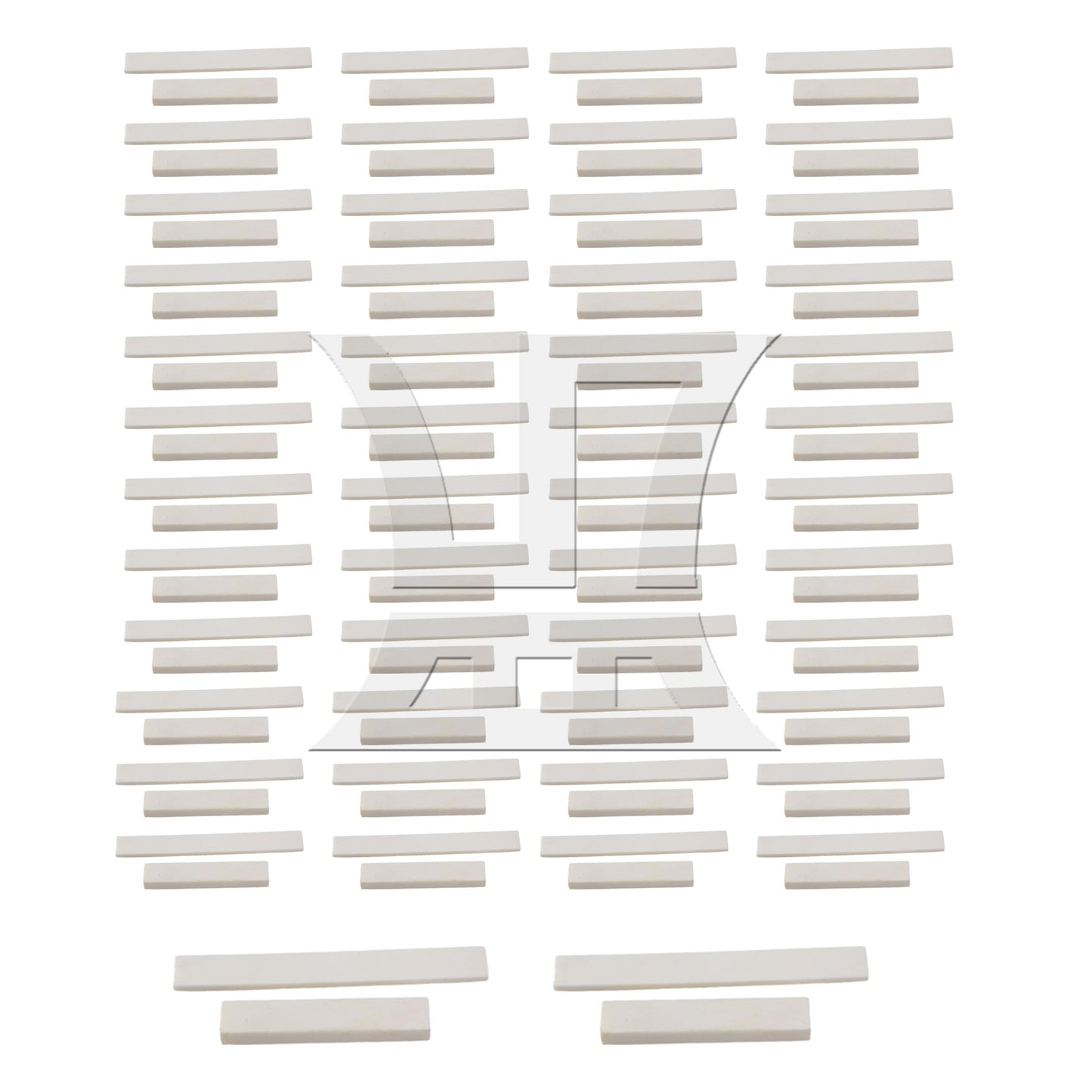 Acoustic Guitar Blank bone nut and saddle Set