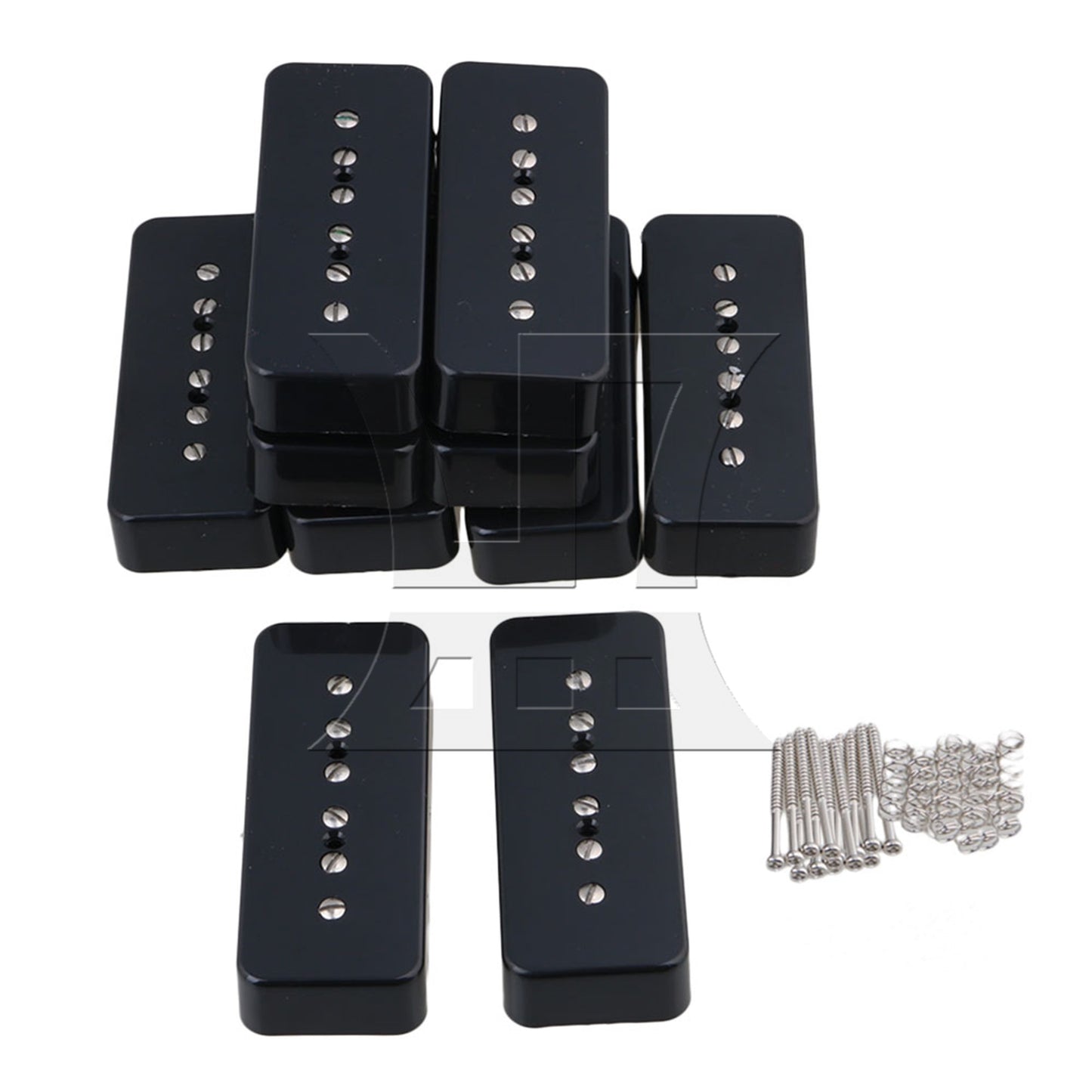 10 Pieces Cream Single Coil Soap Bar pickups For P-90 P90 Guitar BQLZR