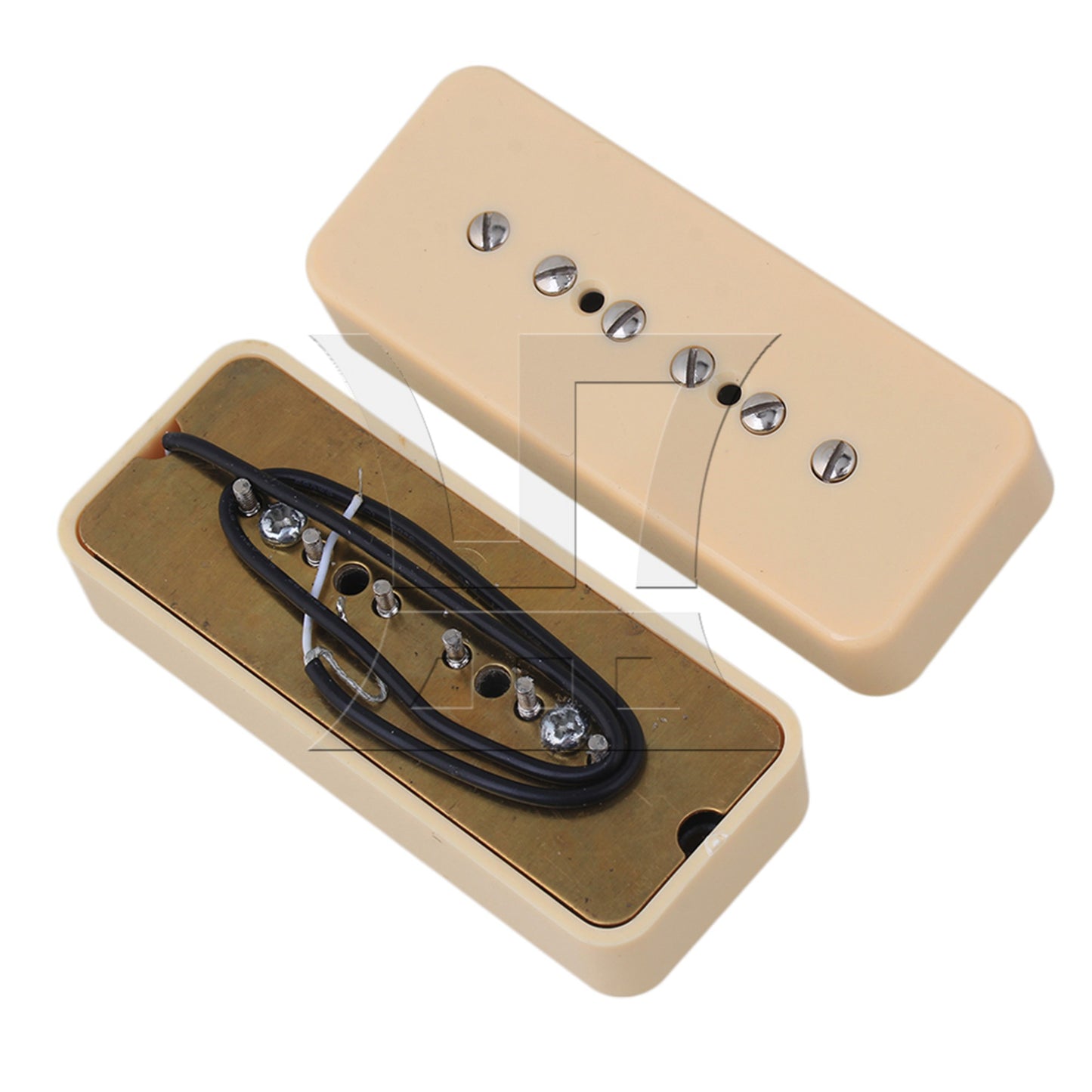 10 Pieces Cream Single Coil Soap Bar pickups For P-90 P90 Guitar BQLZR