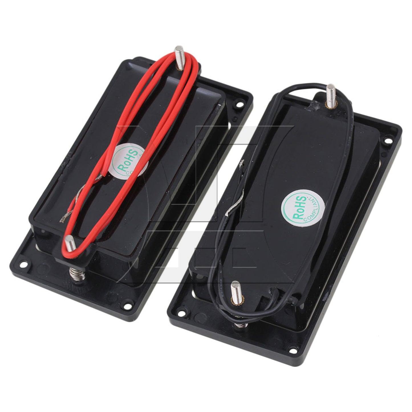 5 Pieces Black Sealed Humbucker Pickup Set For Electric Guitar BQLZR