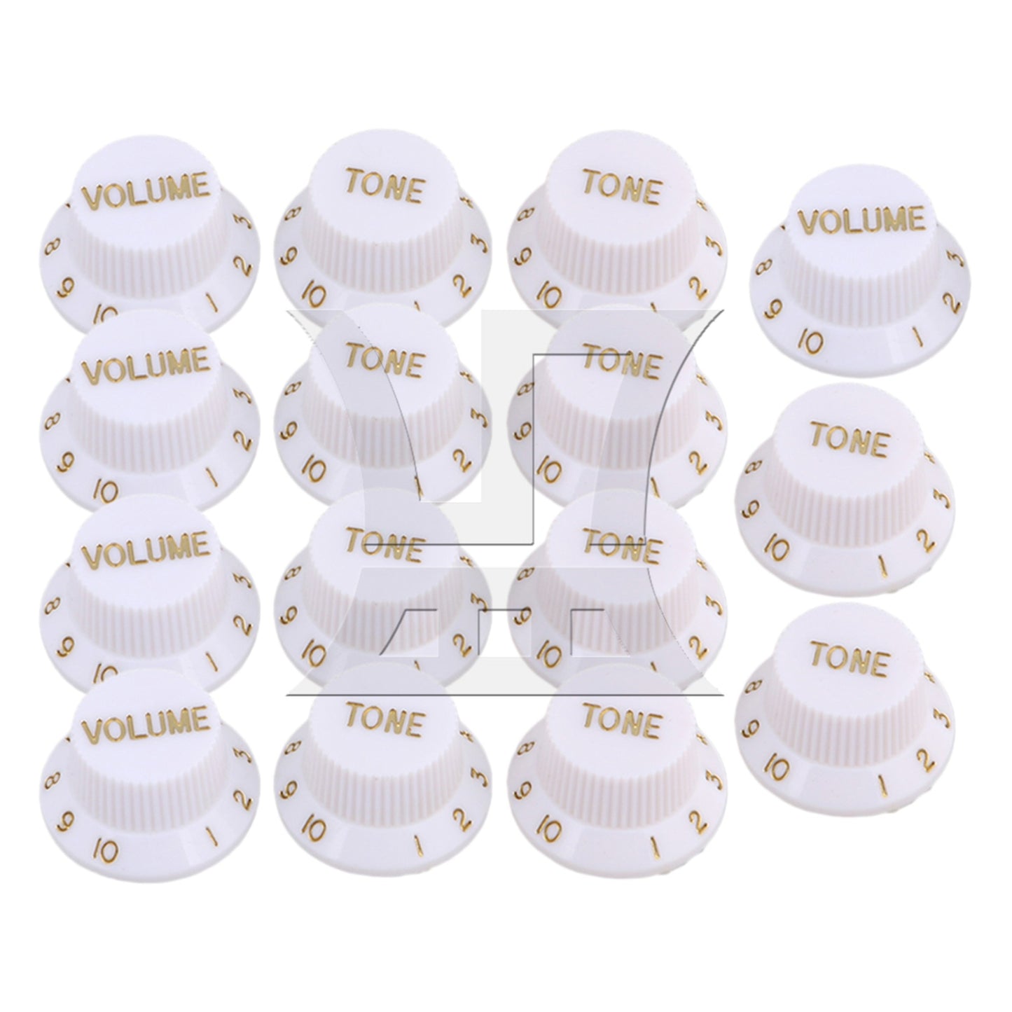 Black Guitar Knob Volume Tone white digital For Guitar