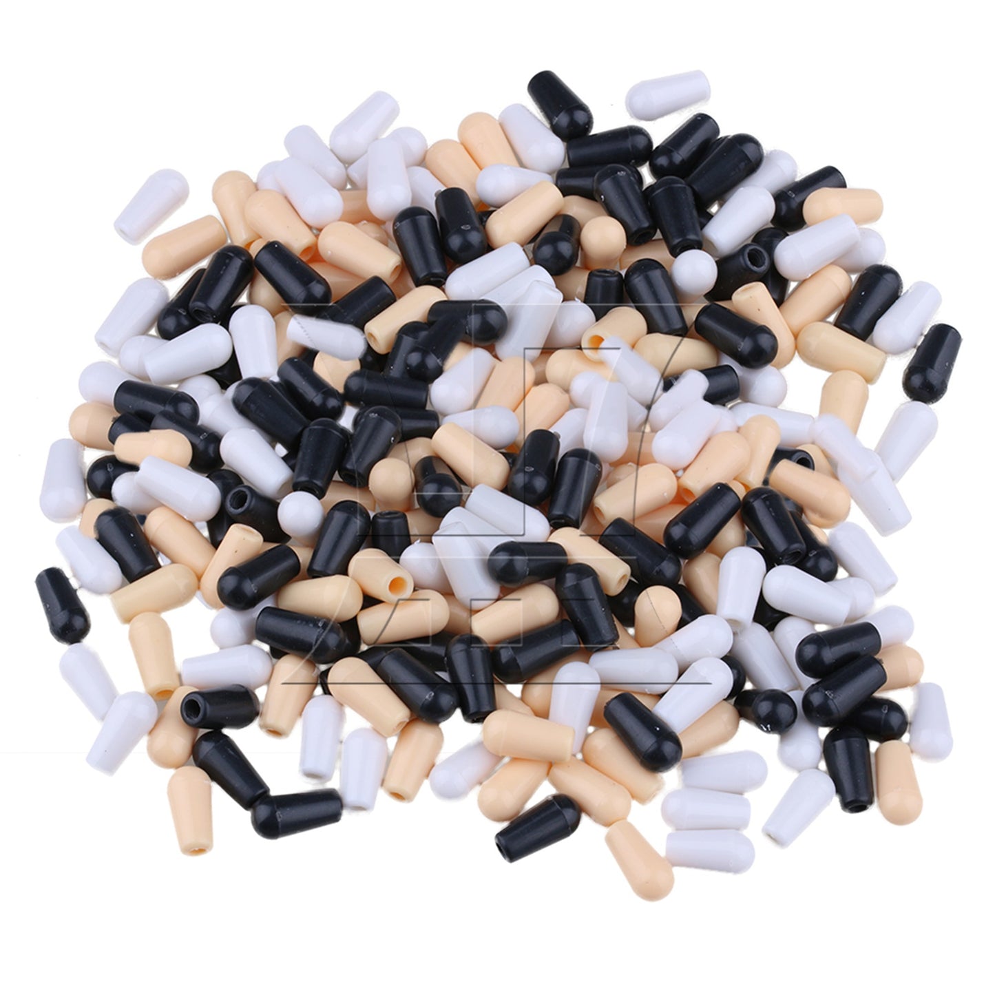 150Pcs Plastic 3 Way Toggle Switch Tip Caps for Electric Guitar