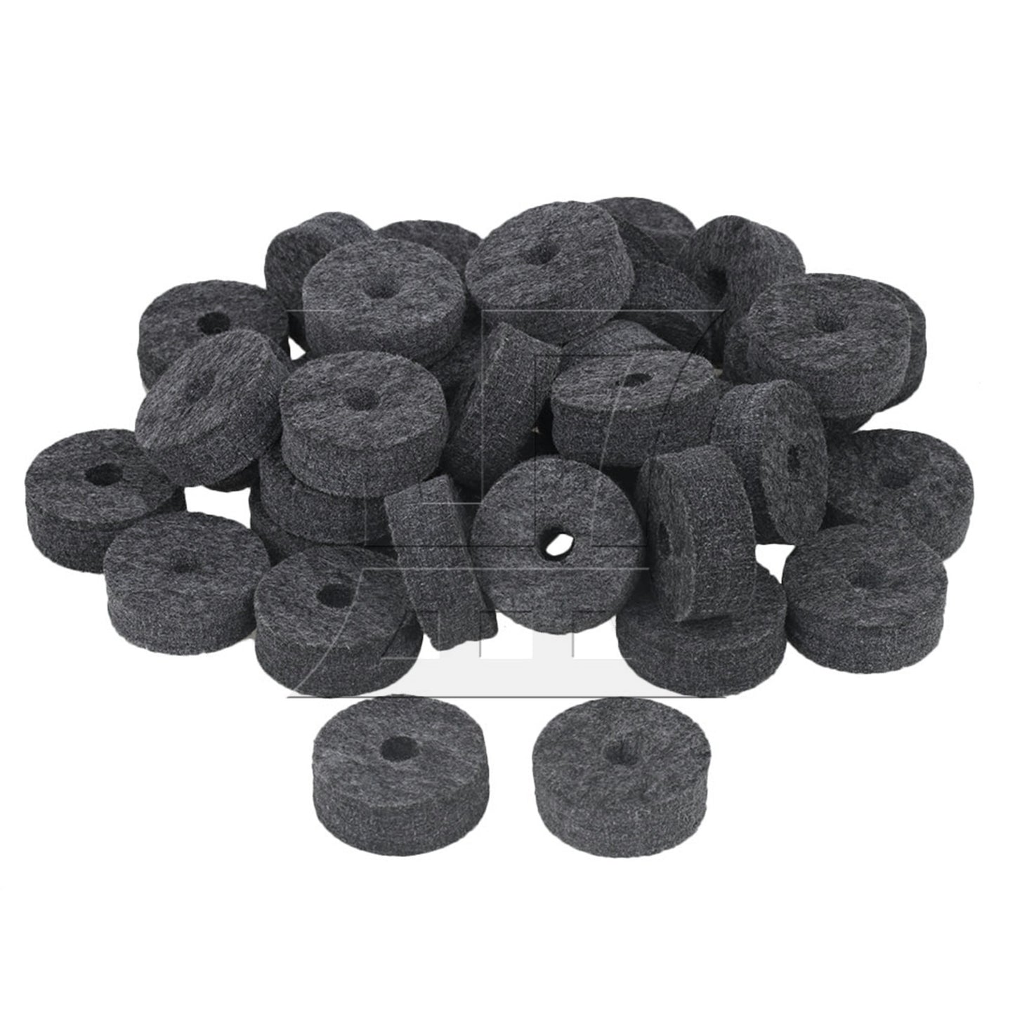 10x BQLZR 3.5x1.5cm Black Felt Washers Cymbal Stand Replacement for Drum Set