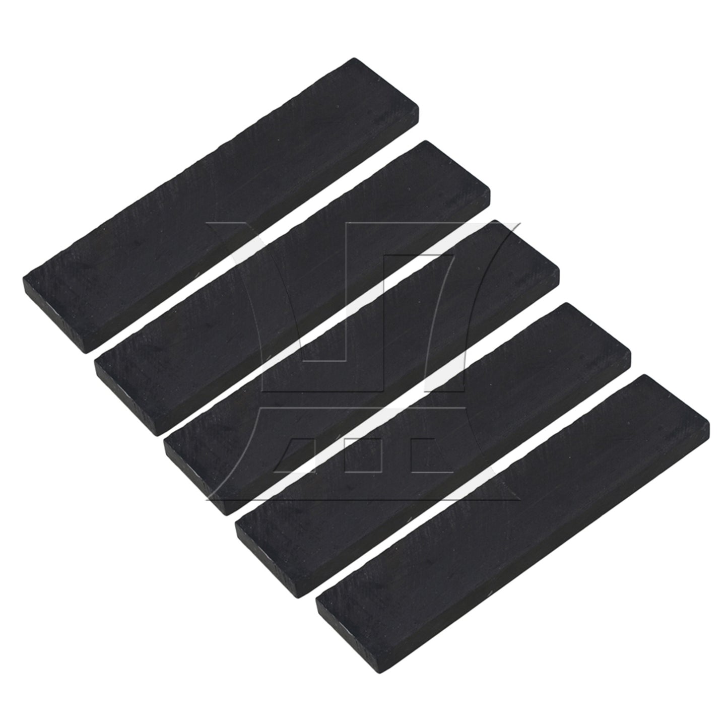 200mm Length Black Ebony Wood Guitar Instruments Parts Woodworking Timber