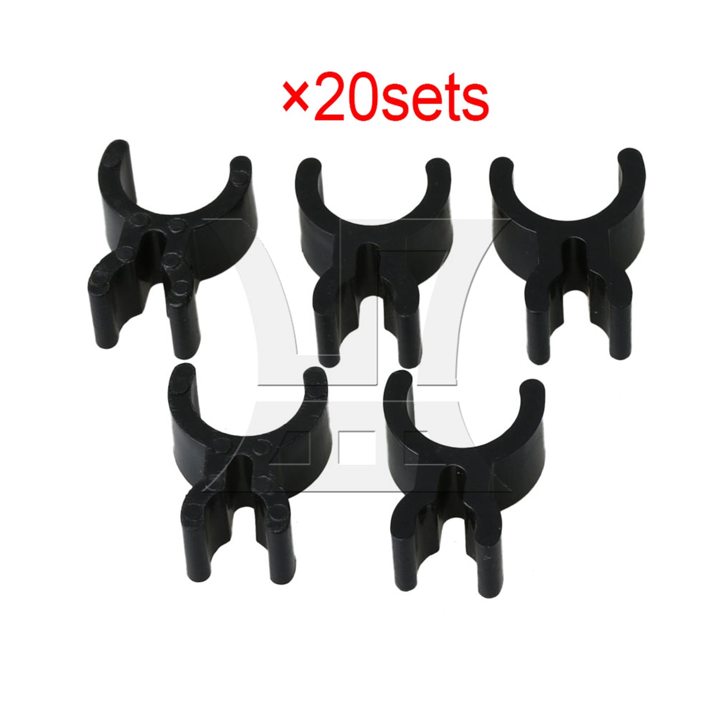 5x Wind Instrument Accessories Parts French Horn Pencil Clip Holder Black