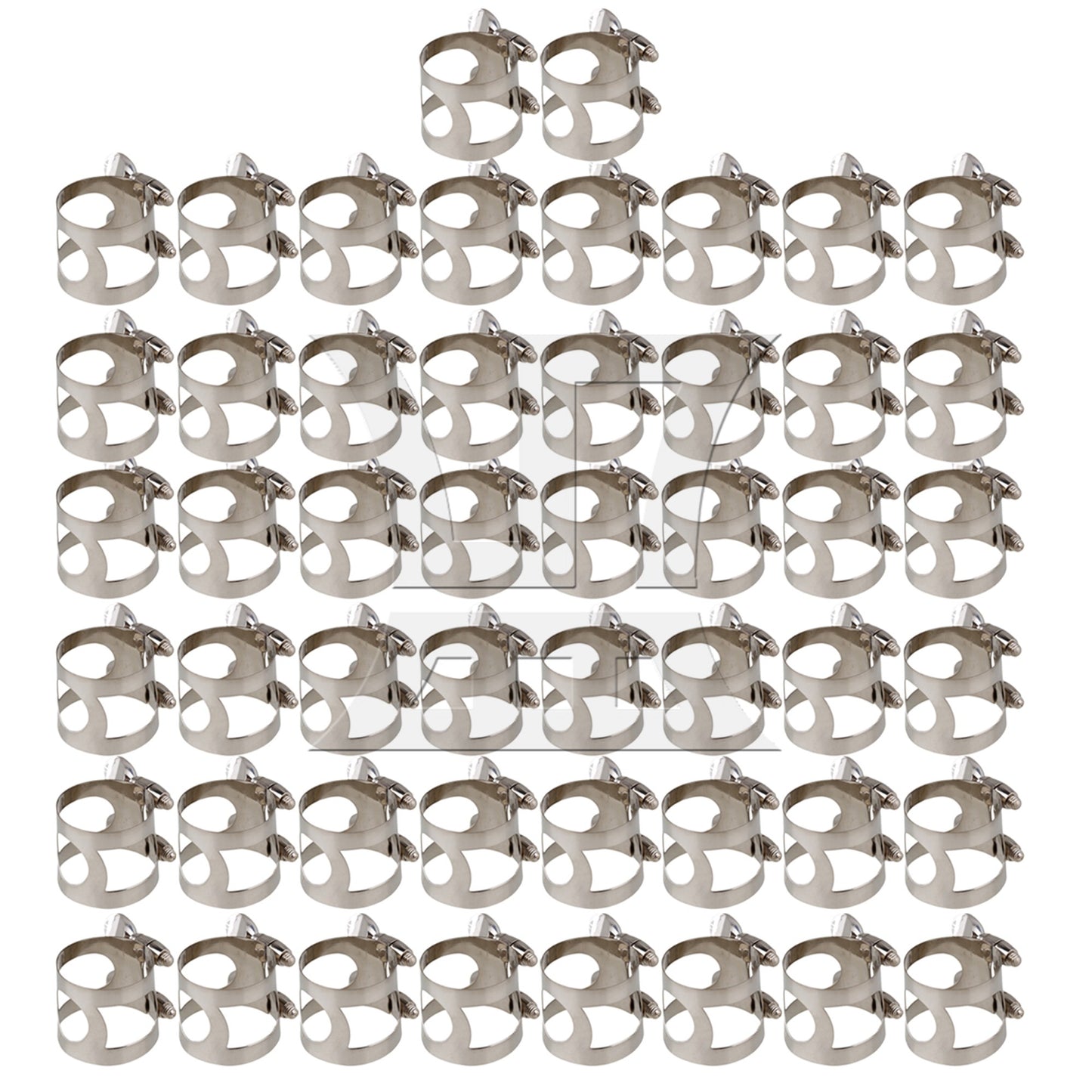 Nickel Plated Clarinet Double Screws Adjust Mouthpiece Ligature