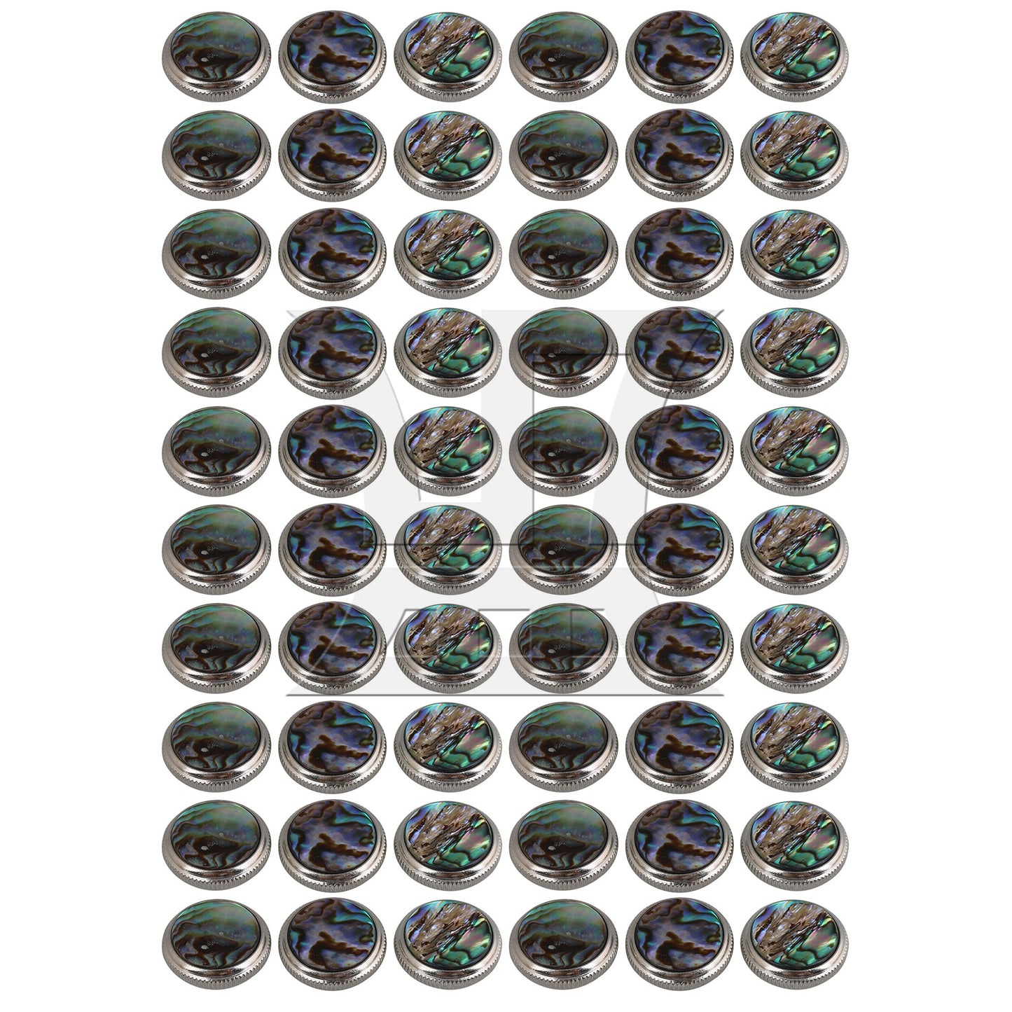 3pcs Chrome Plated Shell Trumpet Finger Buttons Repair Parts